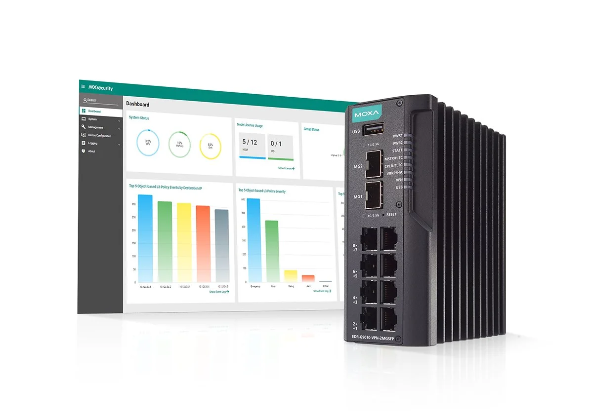 Moxa Launches Industrial Intrusion Prevention Systems on Its All-in-one Secure Routers to Protect Critical Infrastructure