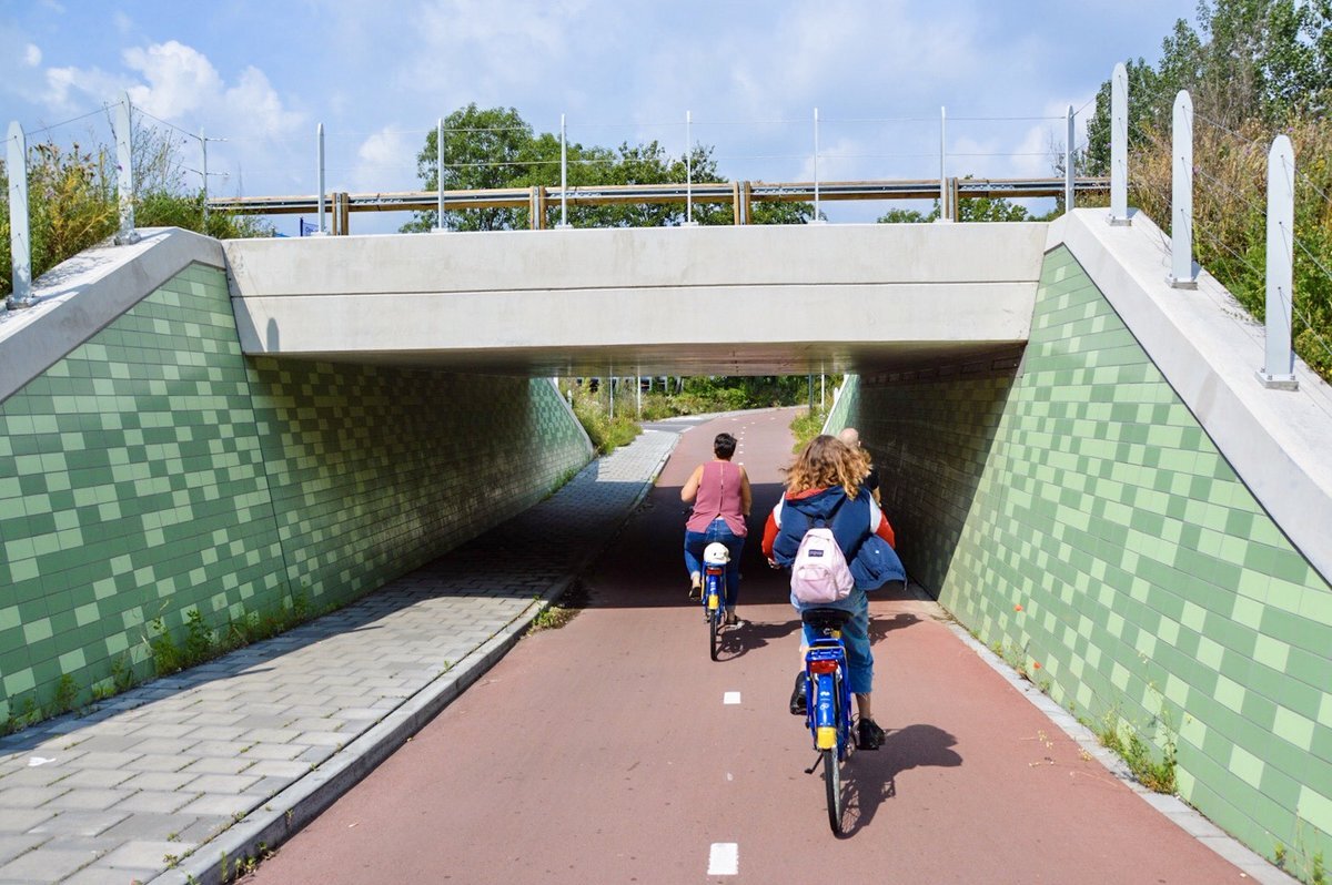 The Netherlands built its first cycle highway in 2004. The rise of e-bikes means they're now spreading across the world. Photo Credit Dutch Cycling Embassy