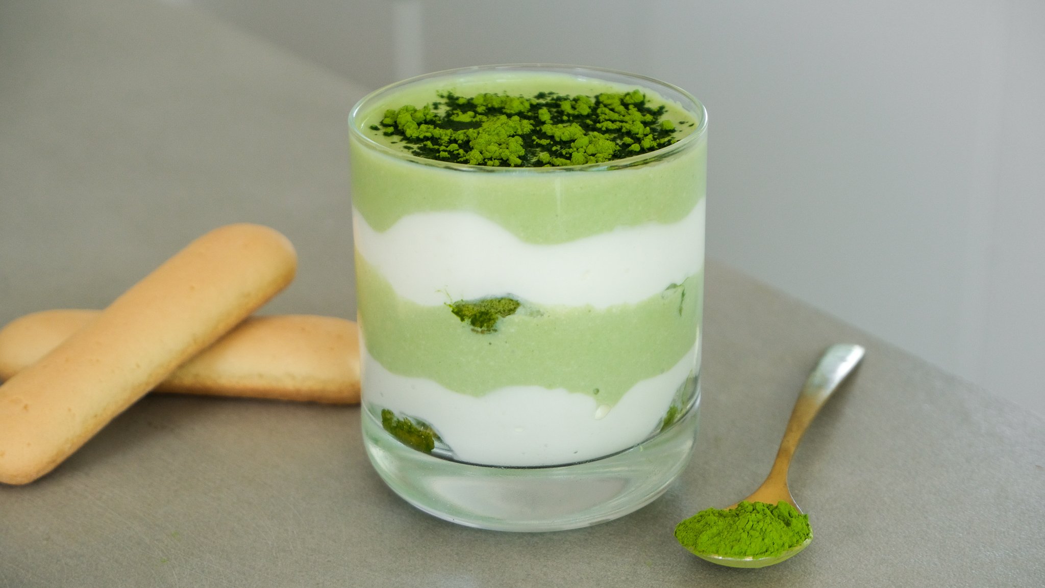 HIGH PROTEIN MATCHA TIRAMISU - THE PERFECT SUMMER DESSERT