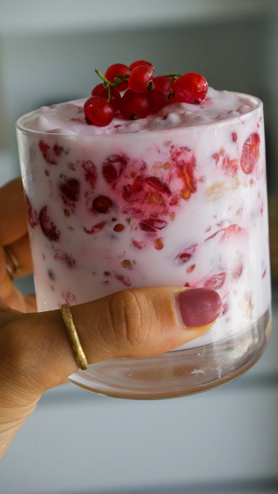 RED CURRANT (RIBISEL) TIRAMISU: HIGH PROTEIN & EASY