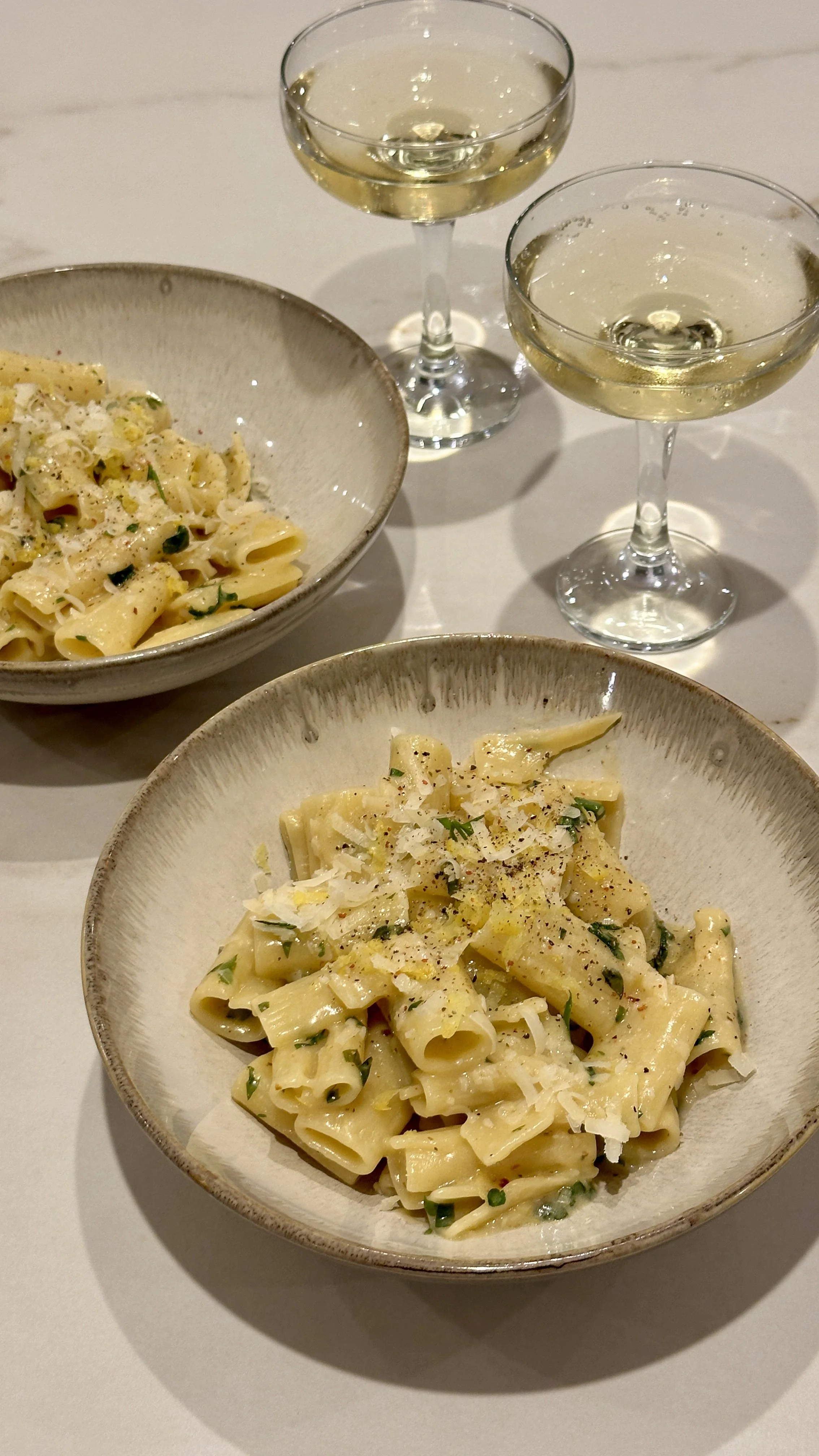 SIMPLE, QUICK &amp; EASY PASTA AL LIMONE WITH FRESH LEMONS