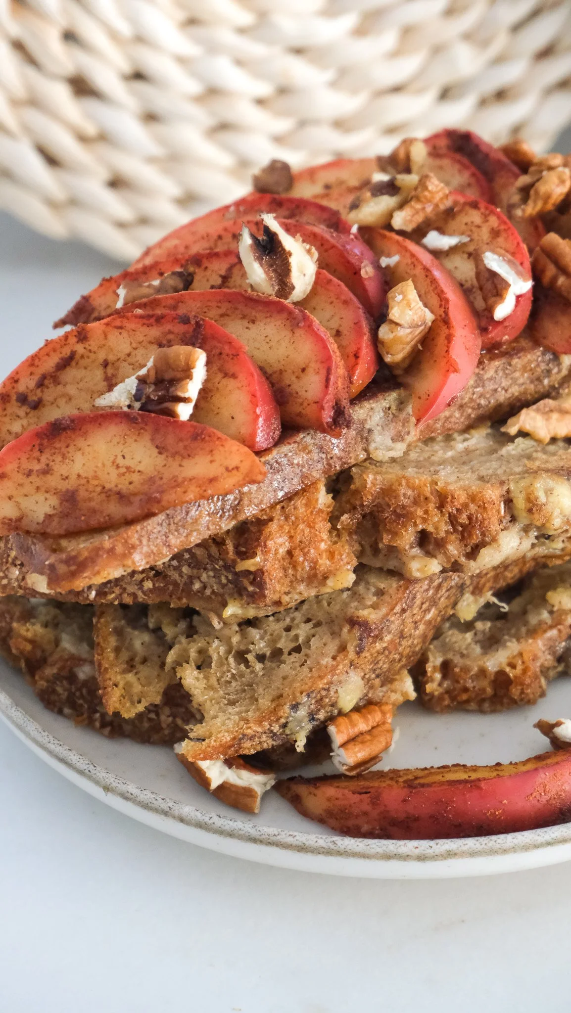 apple-cinnamon-french-toast-apfel-zimt-french-toast-magda-mag-das-arme-ritter-breakfast-breaky-brunch-einfach