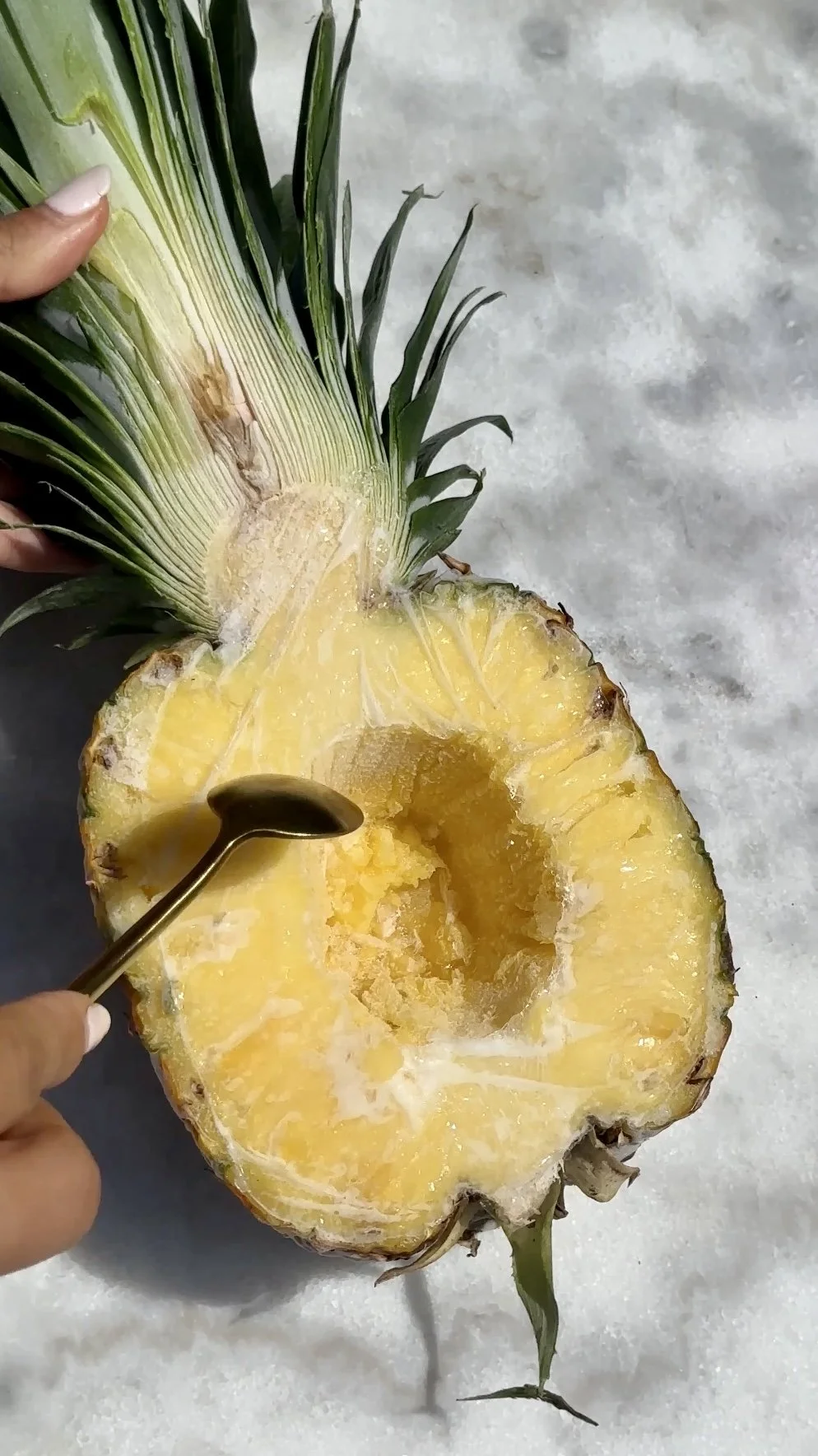 virales-mango-ananas-eis-ohne-eismaschine-magda-mag-das-rezept-recipe-pineapple-sorbet-gelato-healthy-milk-easy