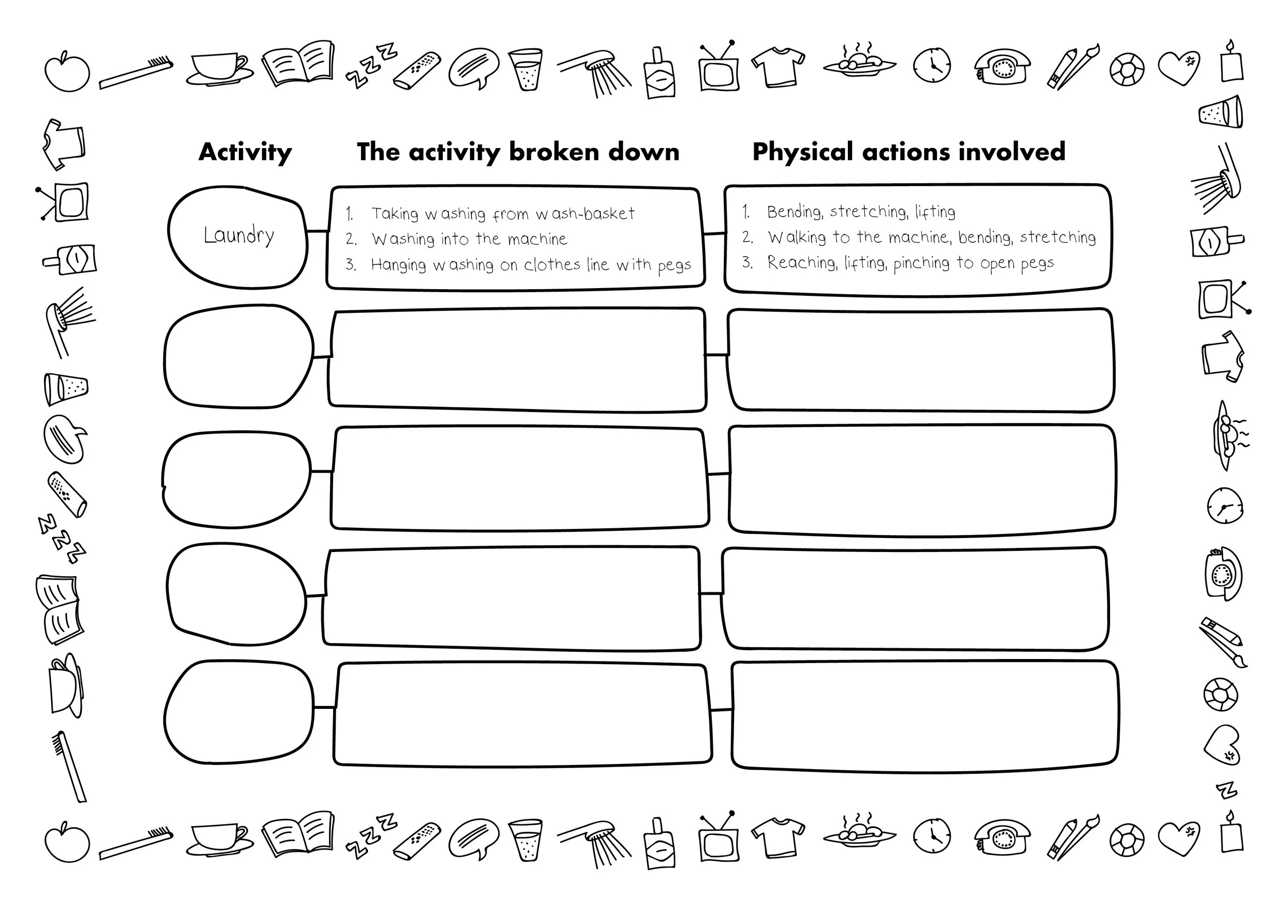 Physical Activity - Try — connecting people, connecting support