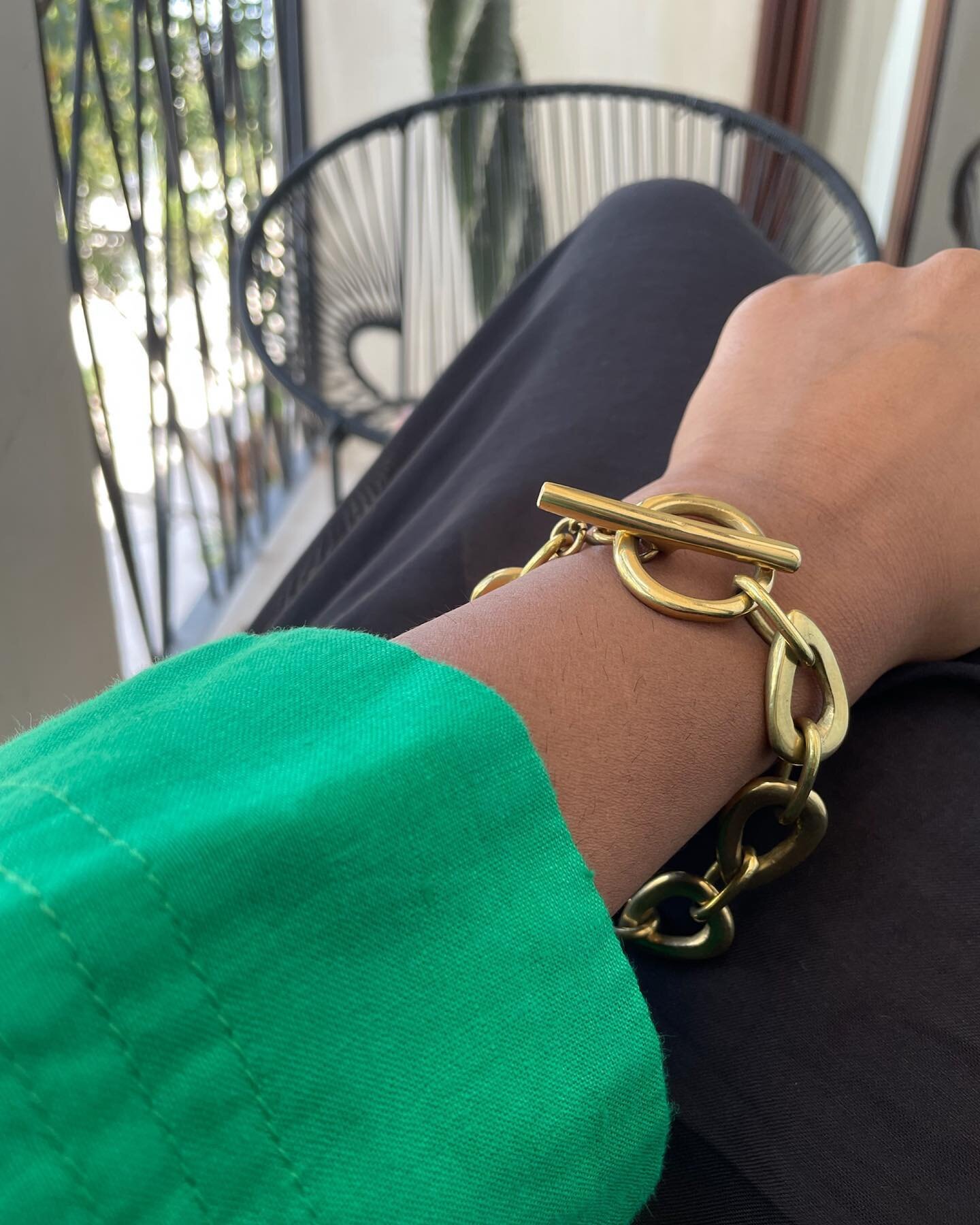 Saturdays are for wearing our Kiungo Bracelet. 🔐 Crafted and polished by hand. She&rsquo;s a classic.