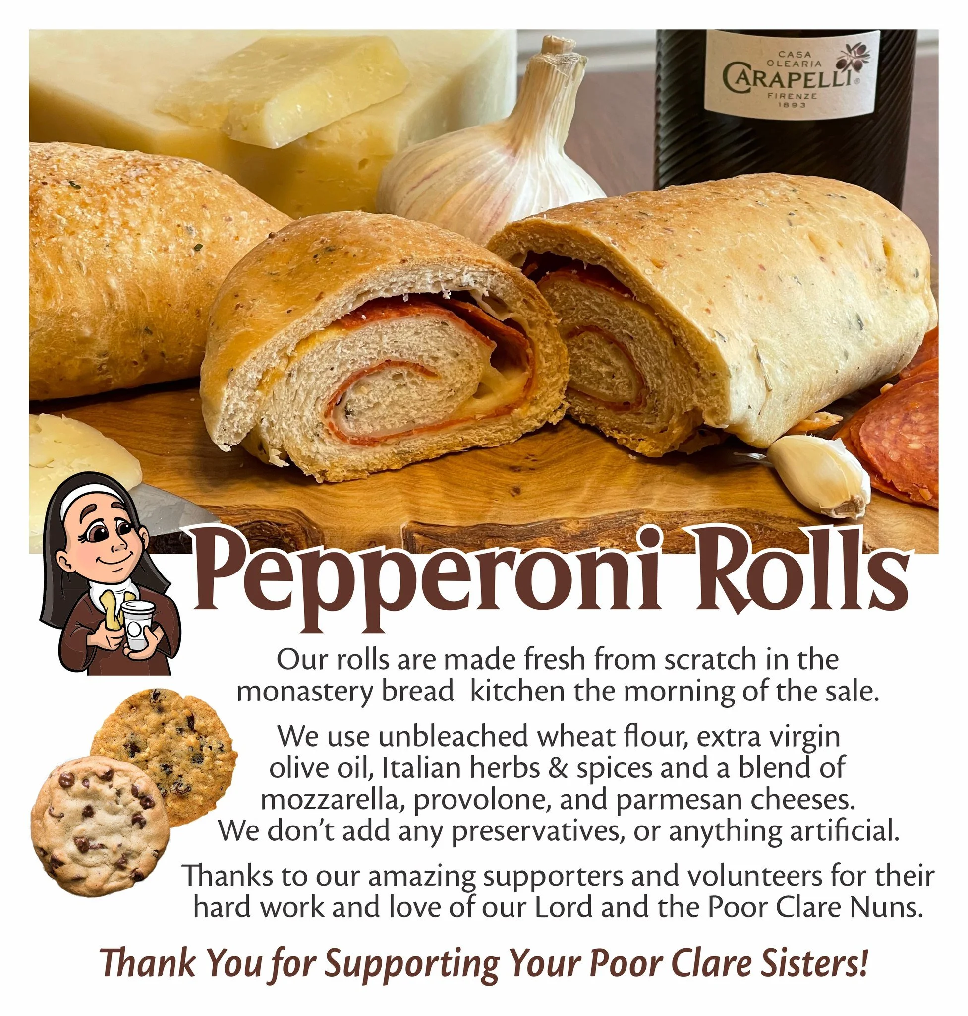 November Pepperoni Roll Sale