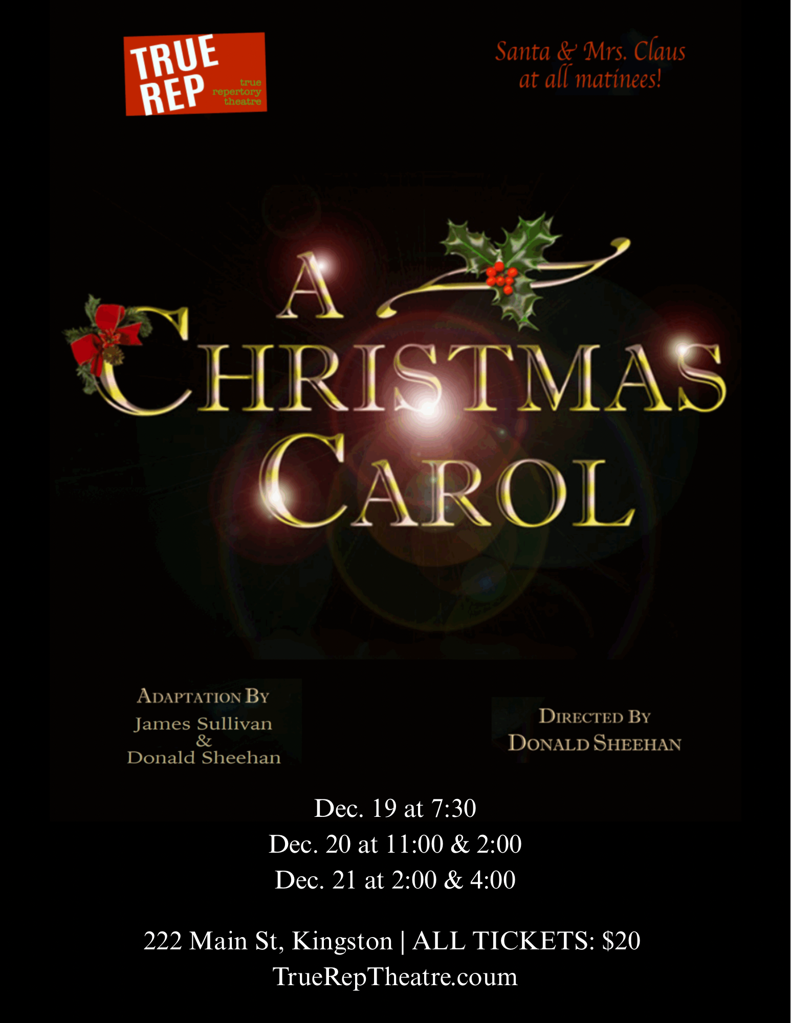 True Rep presents A Christmas Carol
