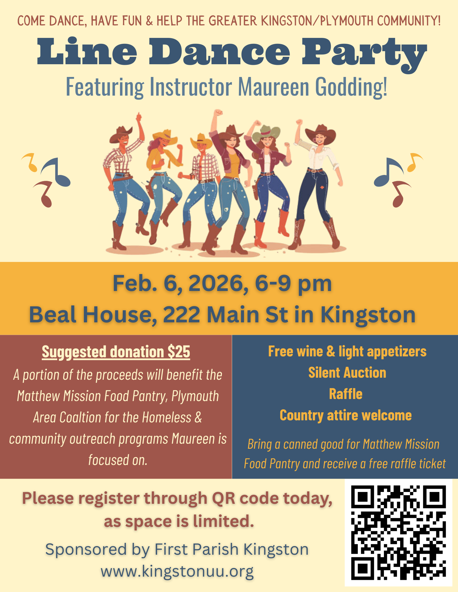 Line Dance Party Featuring Instructor Maureen Golding