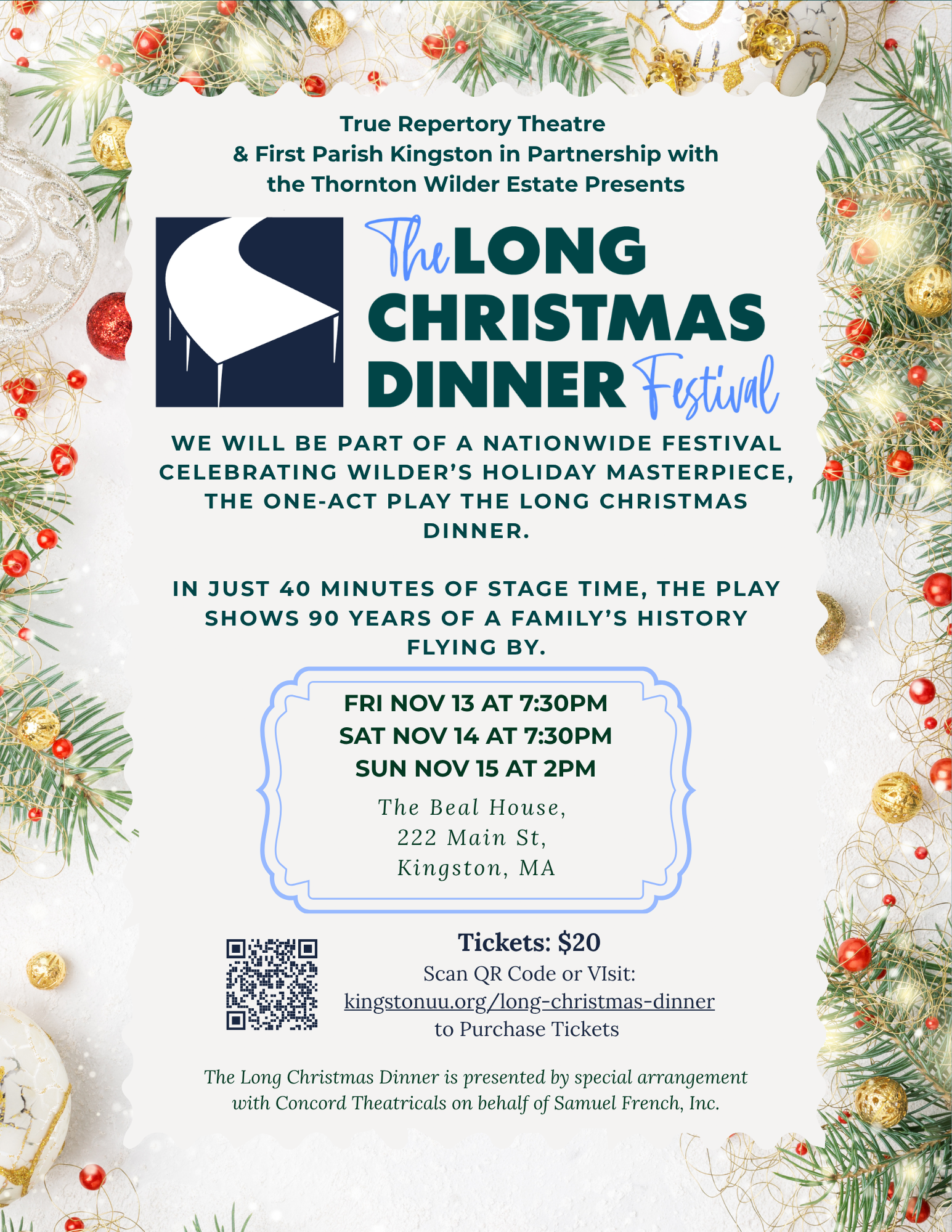 Thornton Wilder's The Long Christmas Dinner