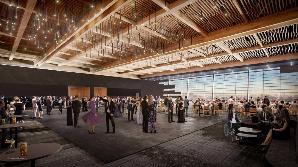  Conceptual rendering of the BMO Centre expansion's Champions Ballroom 