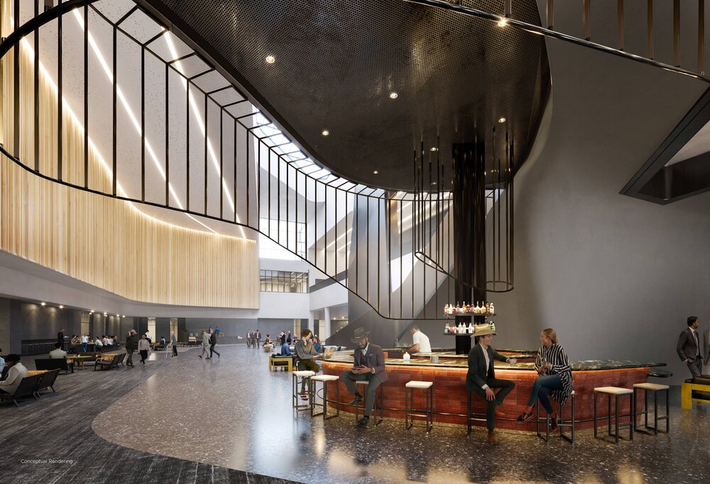  Conceptual rendering of the BMO Centre expansion's Lasso Bar 