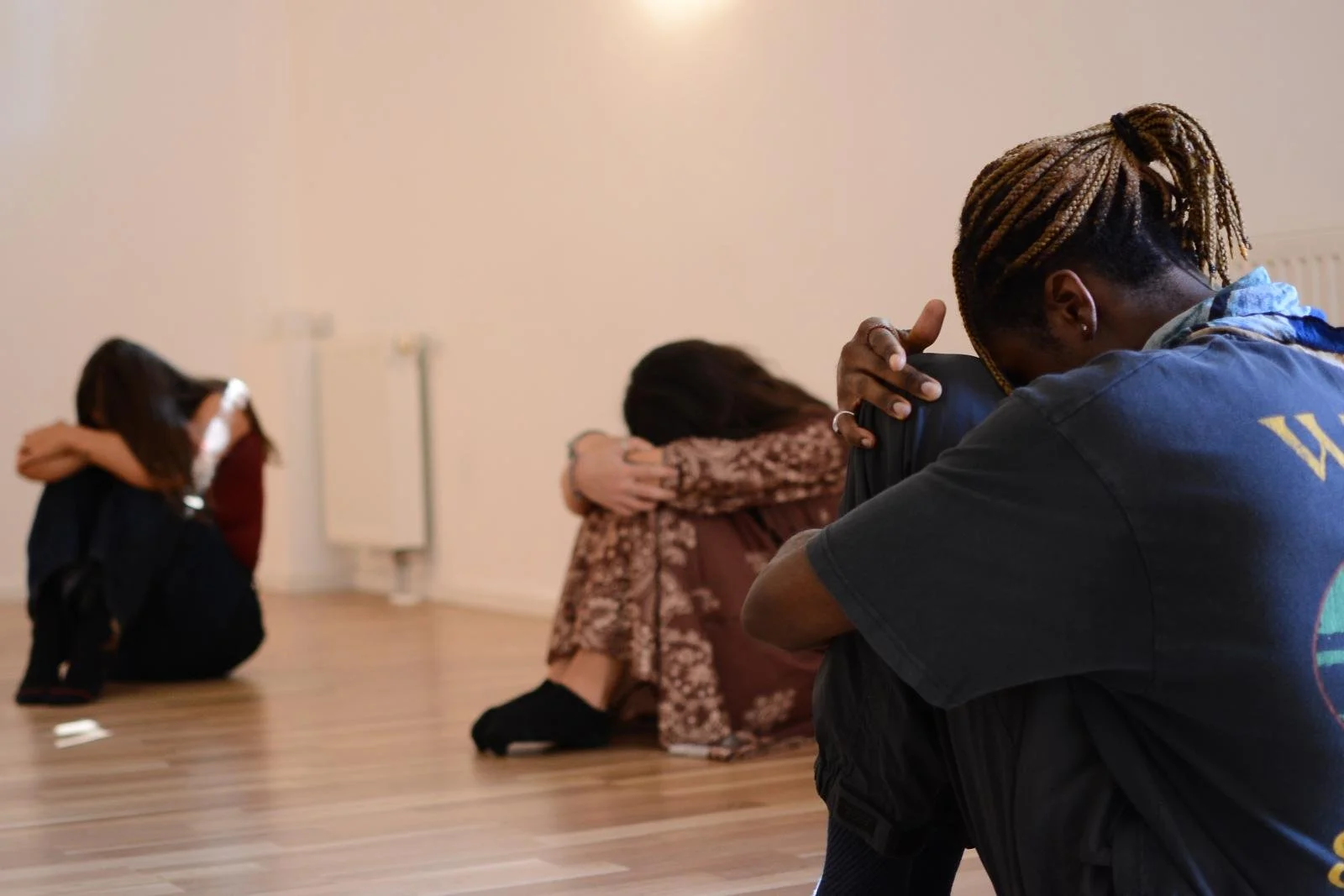 Scenes from our first Monologues in Motion workshop (Sept 2025)