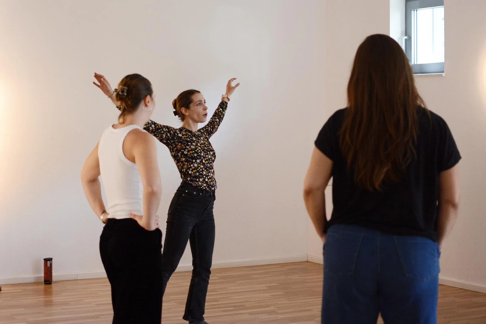 Scenes from our first Monologues in Motion workshop (Sept 2025)
