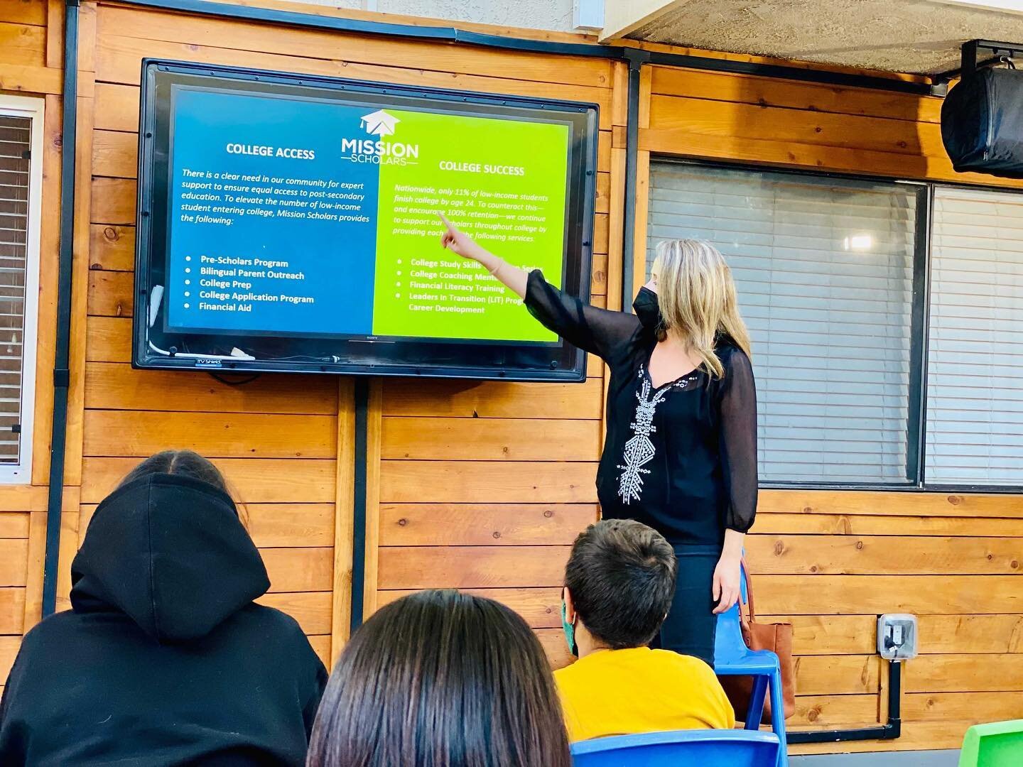 We would love to give a shoutout to our recent guest speaker, Katie Kinsella, from Mission Scholars! We are appreciative of the time Katie spent talking with our teen program about college application preparation, scholarships, and what Mission Schol