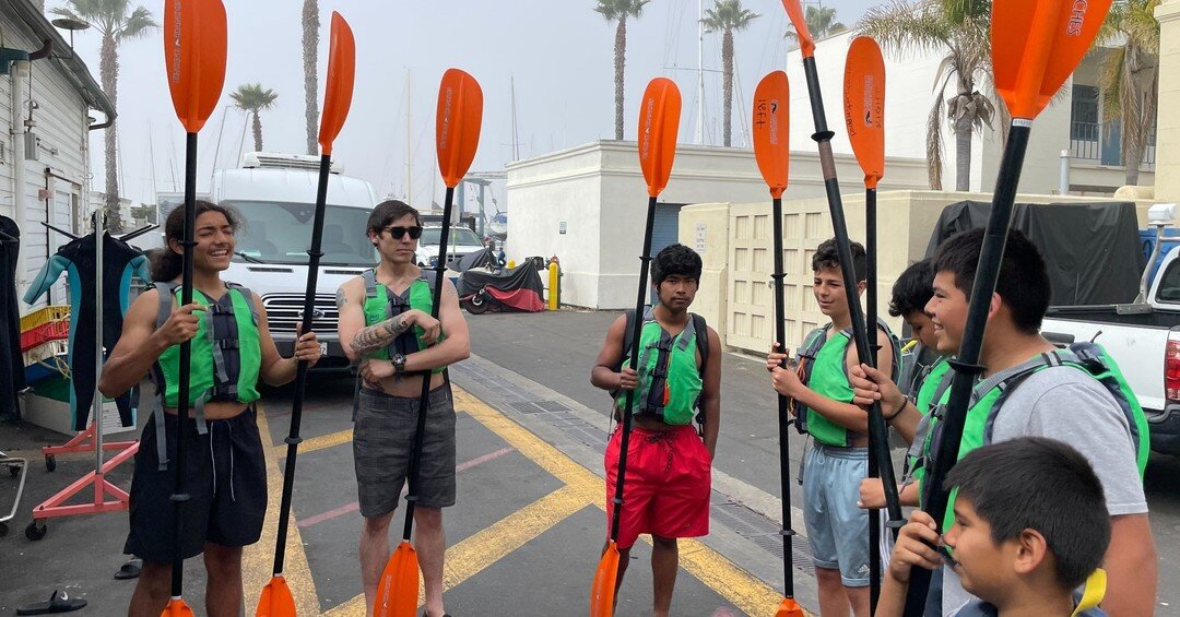 Huge shout out for @paddlesportscenter  for having our students over for Spring Break! Students and staff were treated to a day of kayaking and beach time fun! Paddle Sports has always been helpful toward our students, and we are happy to have friend