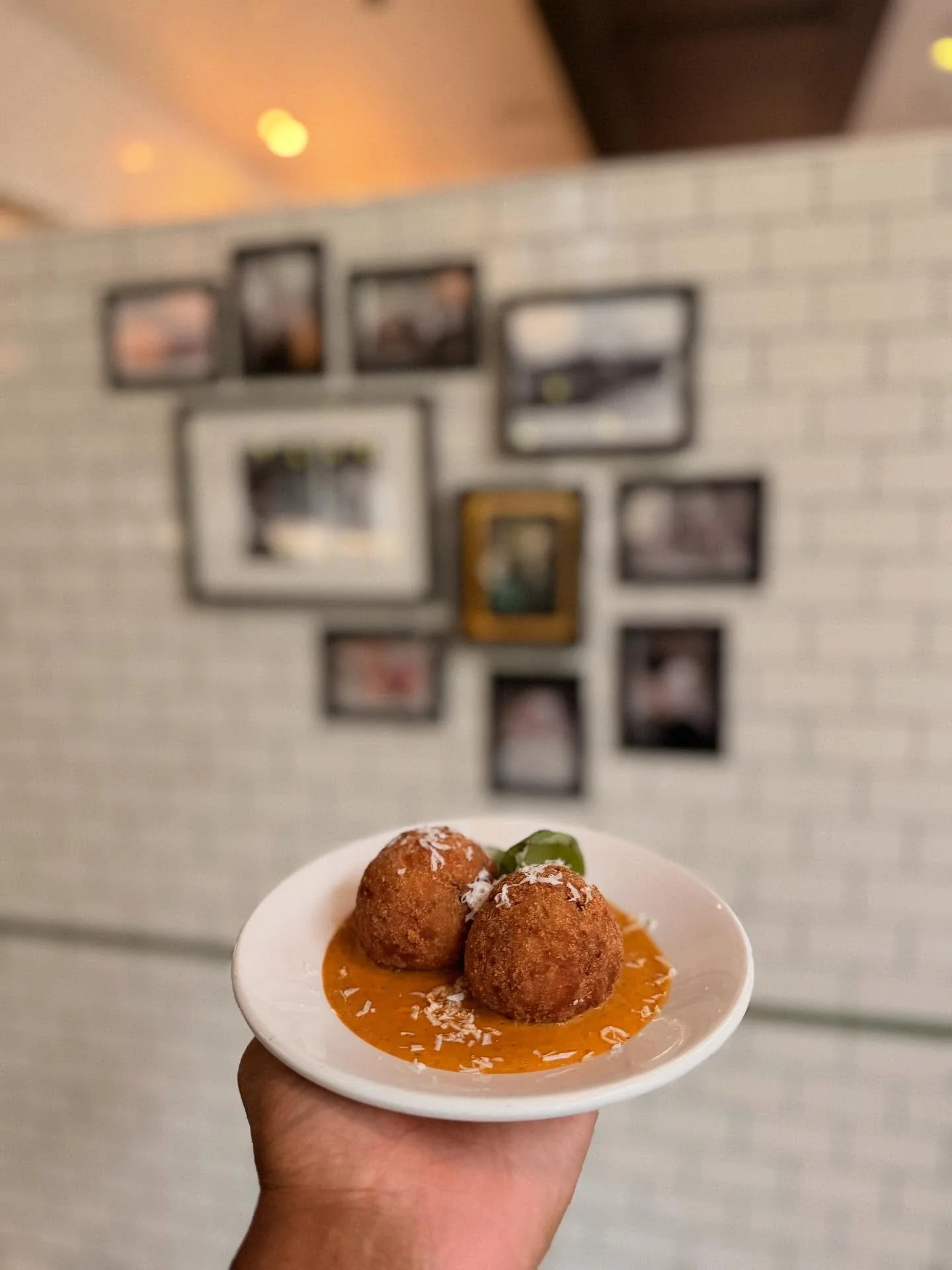 A new nosh, available only at &ldquo;Deli after Dark,&rdquo; Wed-Fri, after 5pm &mdash; Pastrami Arancini, charred tomato vodka sauce, fresh basil, ricotta salata.
What is &ldquo;Deli after Dark,&rdquo; you ask? Well, we created a menu of noshes/smal
