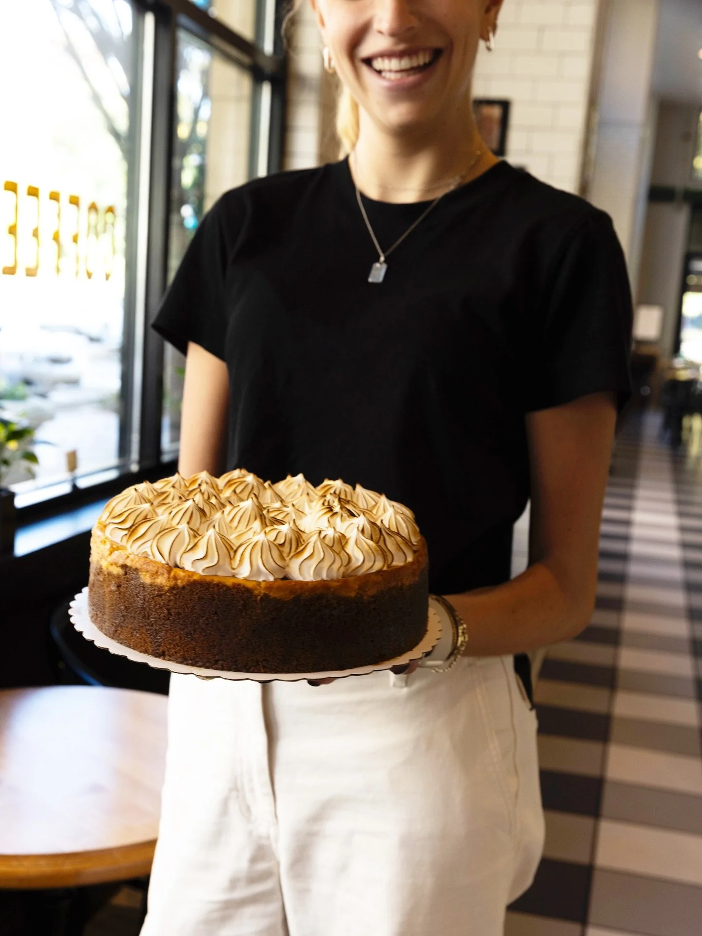 Nobody would mind at all if you showed up to Thanksgiving with our Sweet Potato Cheesecake (toasted meringue, gingersnap crust). Just sayin&rsquo;. 
Also, did you know you could order an entire Thanksgiving dinner from our Rye Restaurants sibling, @w