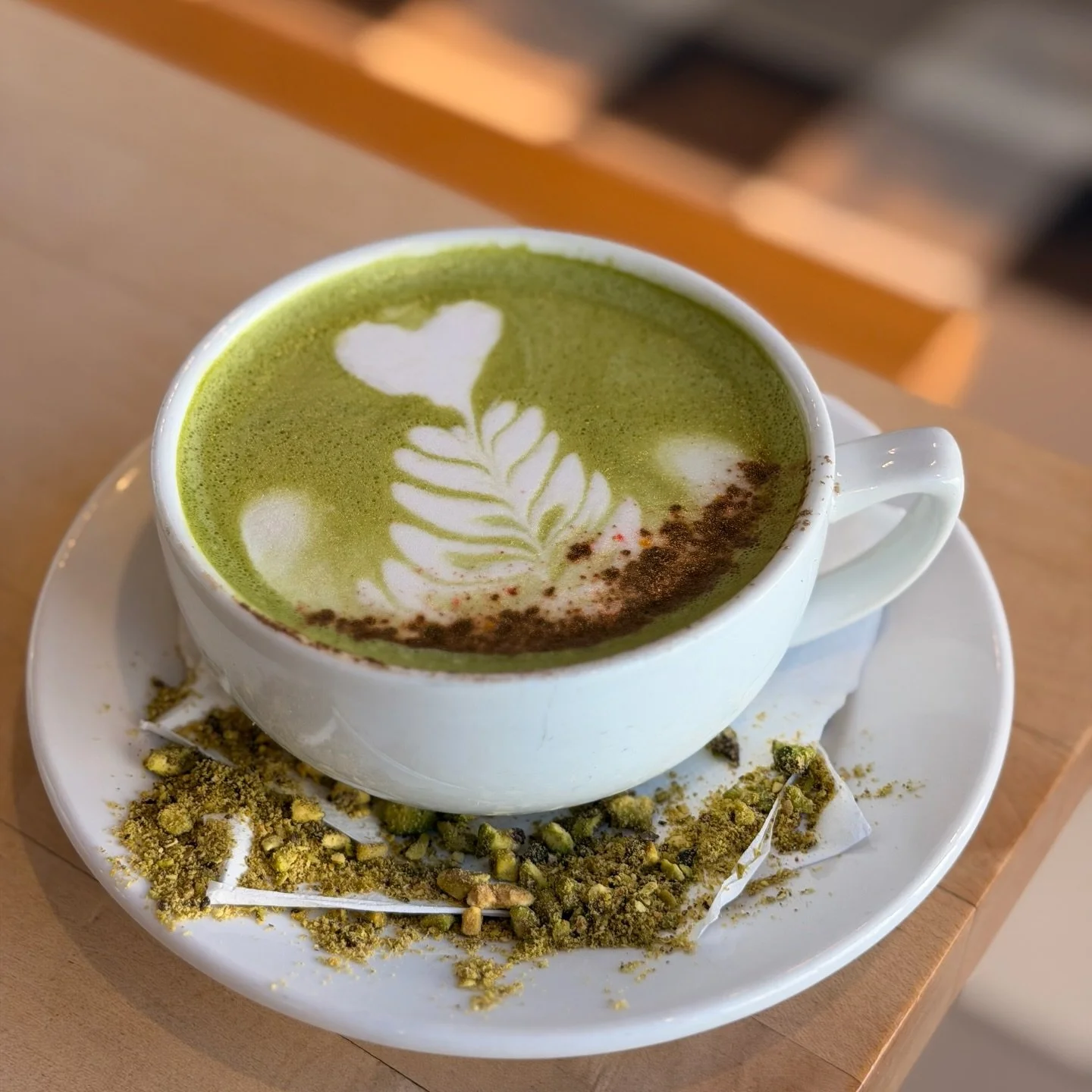 New month, new special &ldquo;coffee&rdquo; of the month!
☘️ &ldquo;Pinch O&rsquo;Luck Latte&rdquo; matcha, housemade pistachio cream, honey, pinch of gold powder ☘️
#thegeneralmuir #matcha #matchalatte #atlantacoffee #atlcoffee