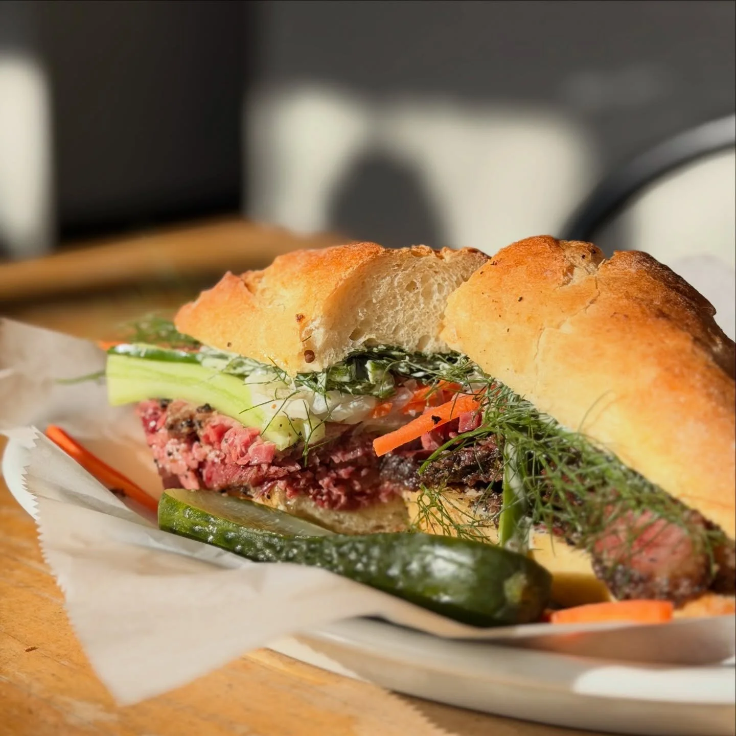 Got plans for lunch this week? Make sure to make it to @thegeneralmuir &mdash; we&rsquo;ve got a Pastrami Banh Mi special starting Monday that you don&rsquo;t want to miss! 📷: @sixab0ve