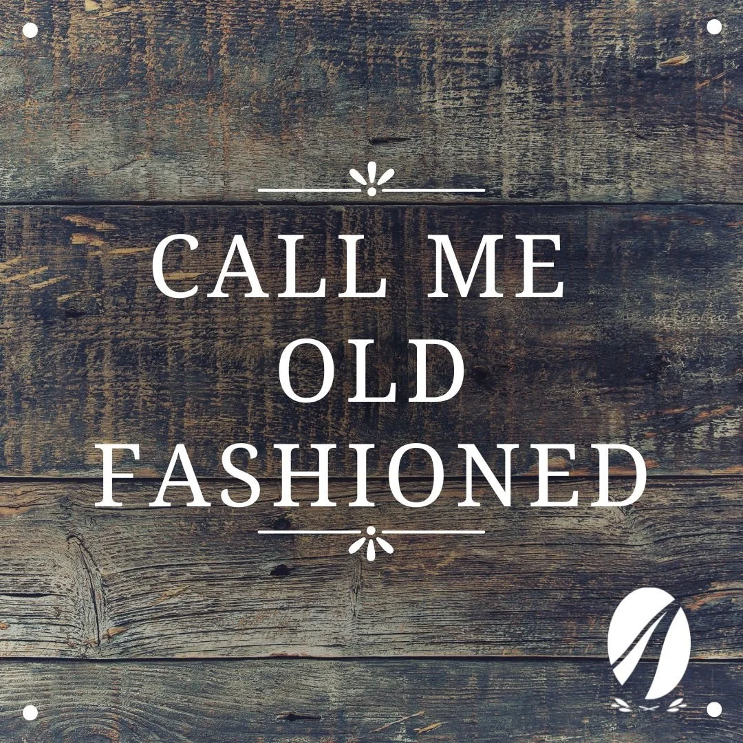 Wood panel background with the text "Call me Old Fashioned" and the Abermor logo