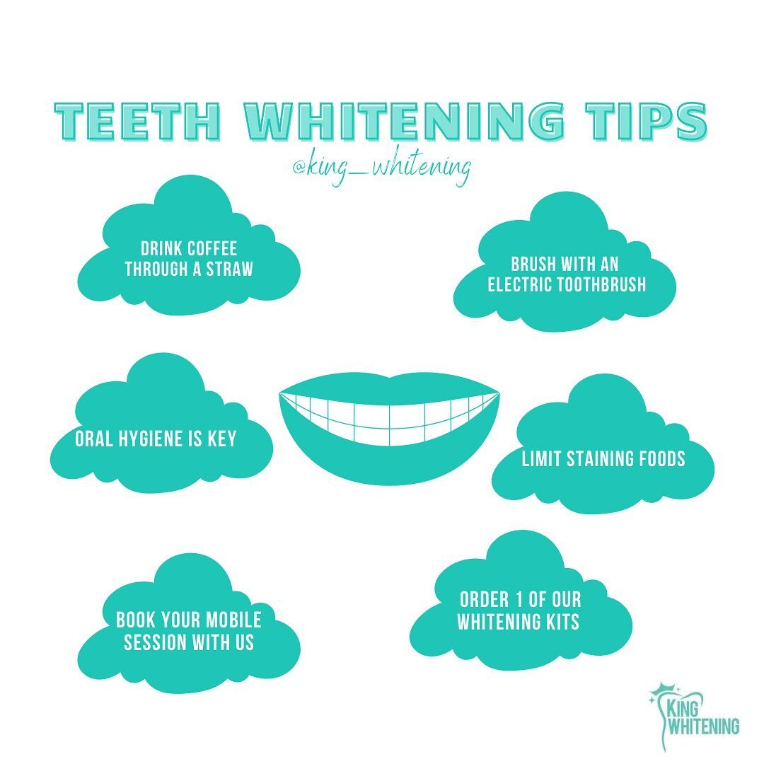 Keeping your smile white really comes down to oral hygiene👌🏼

Rinsing with 💧 after eating or drinking will cut down the stain BIG TIME or brushing if you&rsquo;re able to 🪥 

Our home systems will keep your smiles bright all year long&hellip; Alm