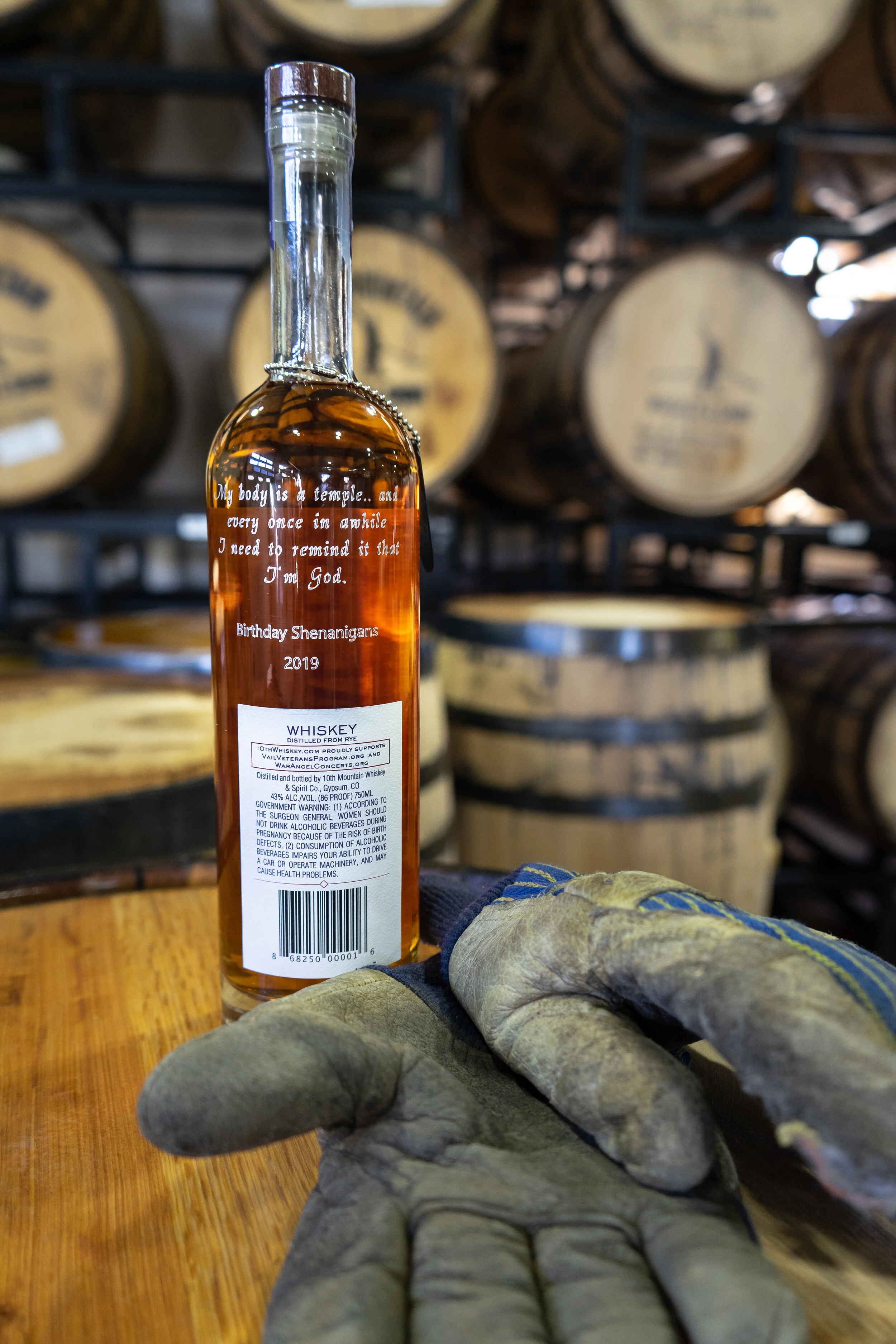 10th Mountain Whiskey and Spirits- Custom Bottles