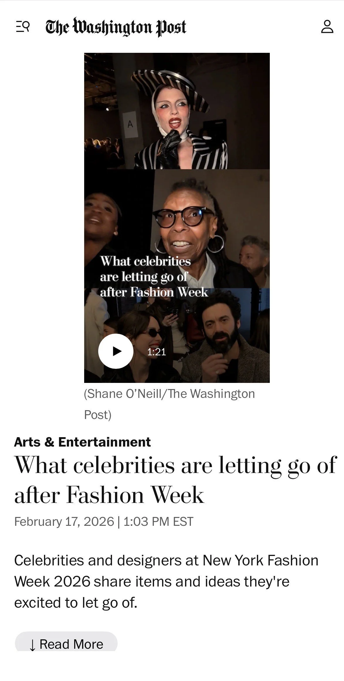 What celebrities are letting go of after Fashion Week