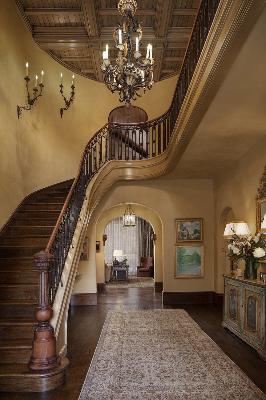 Iron - Custom Staircase Handrail & Entry Door — Cooritalia