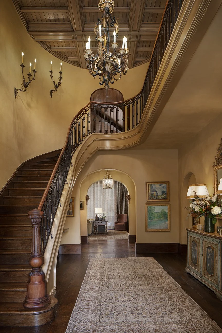 Iron - Custom Staircase Handrail & Entry Door — Cooritalia