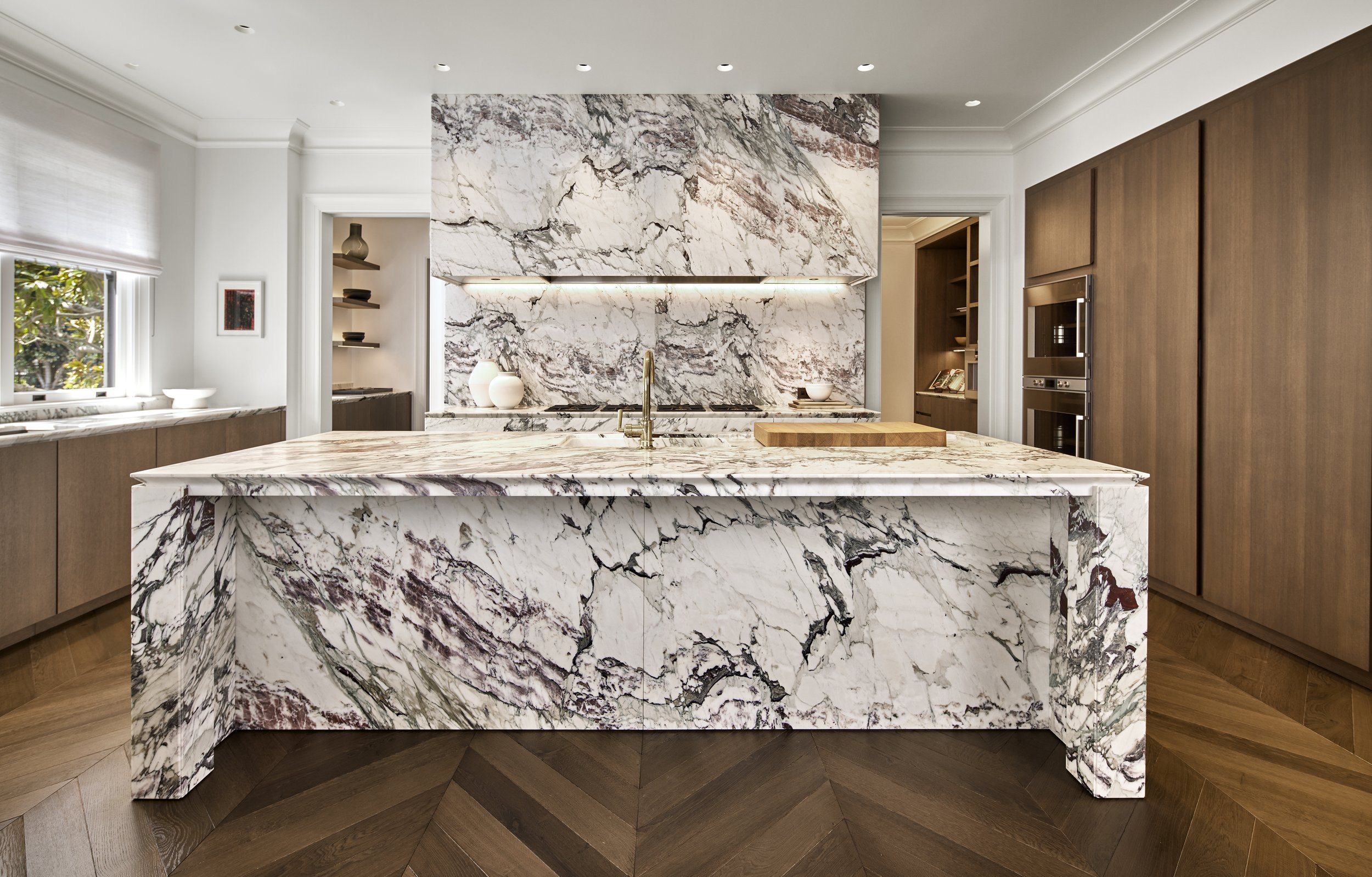 Breccia Capraia Marble Kitchen + Surfaces