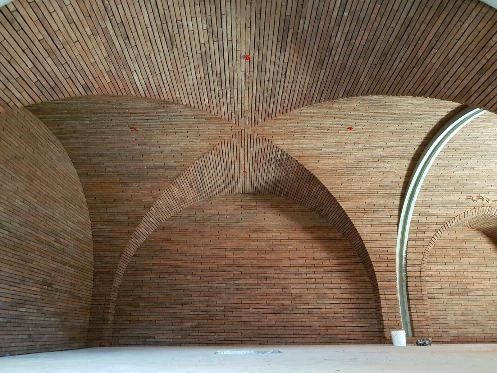 Terracotta Corso Brick Wine Cellar Cladding