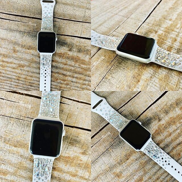 I am so in L❤️VE with how this turned out. #swarovski #bling #sparkle #watchband #apple #stcjewelry #gifts #fashion #blogger #cute #instadaily #instagood