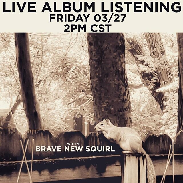 Tomorrow I will be hosting a live album listening to go along with the launch of my new album &quot;COLLAGES&quot;. Tomorrow at 2pm CST on Facebook, I'll be answering questions, and talking about my inspirations, who played on the songs and where the