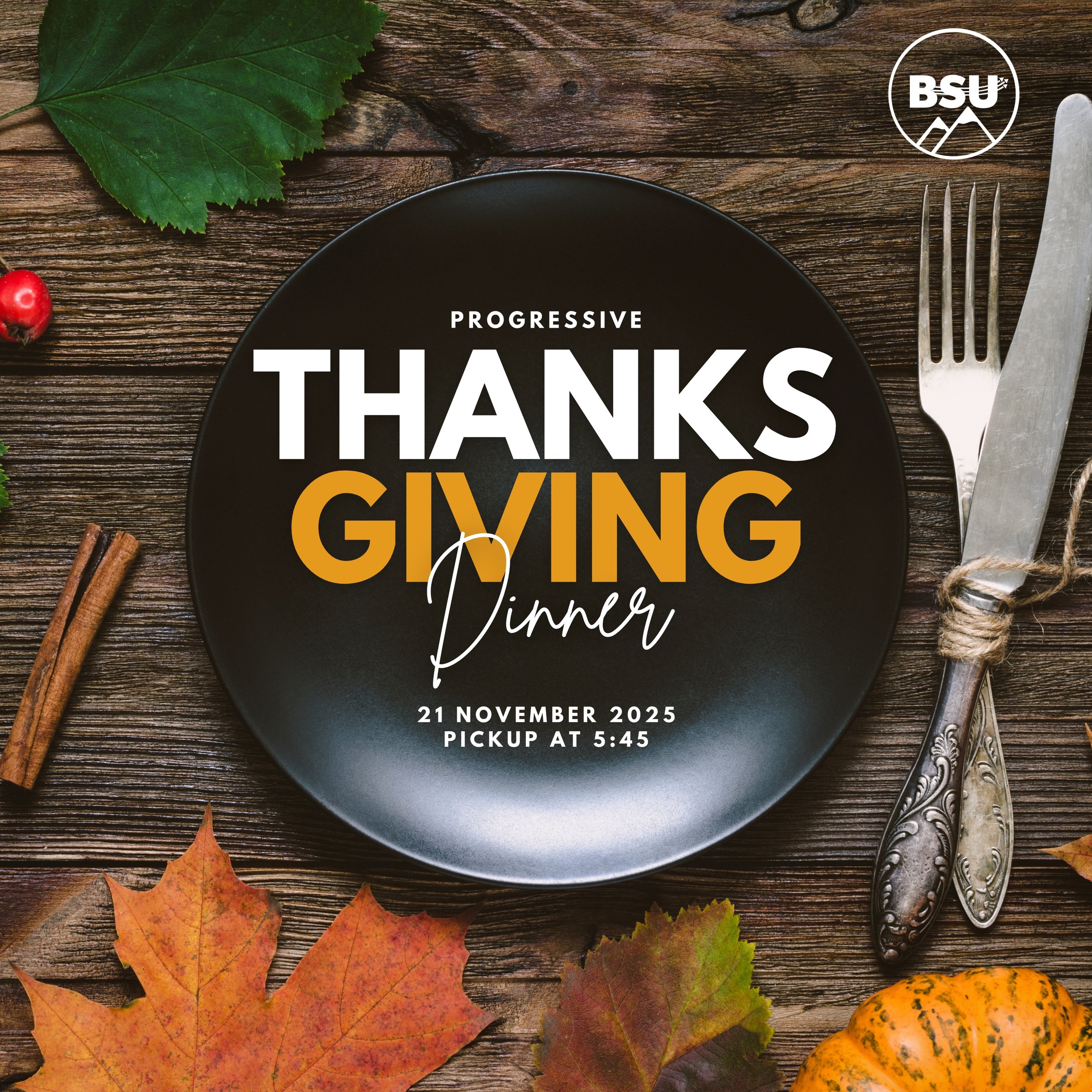 Thanksgiving Progressive Dinner