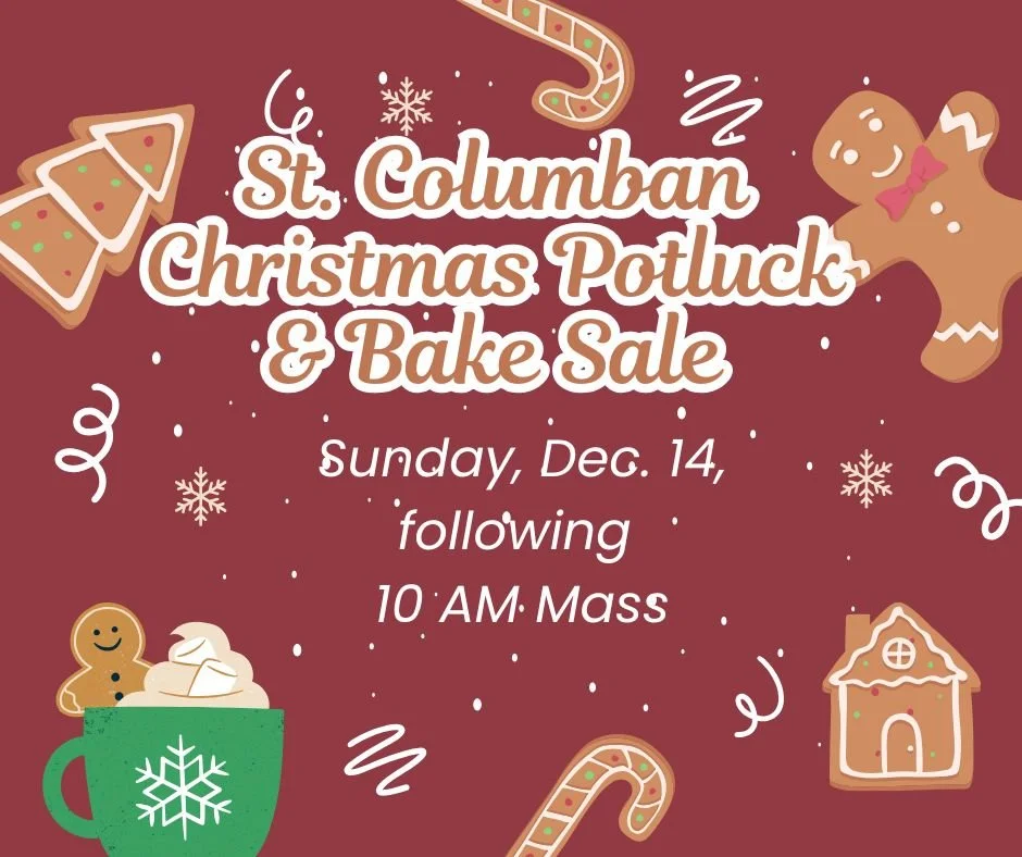 St. Columban Christmas Potluck & Bake Sale