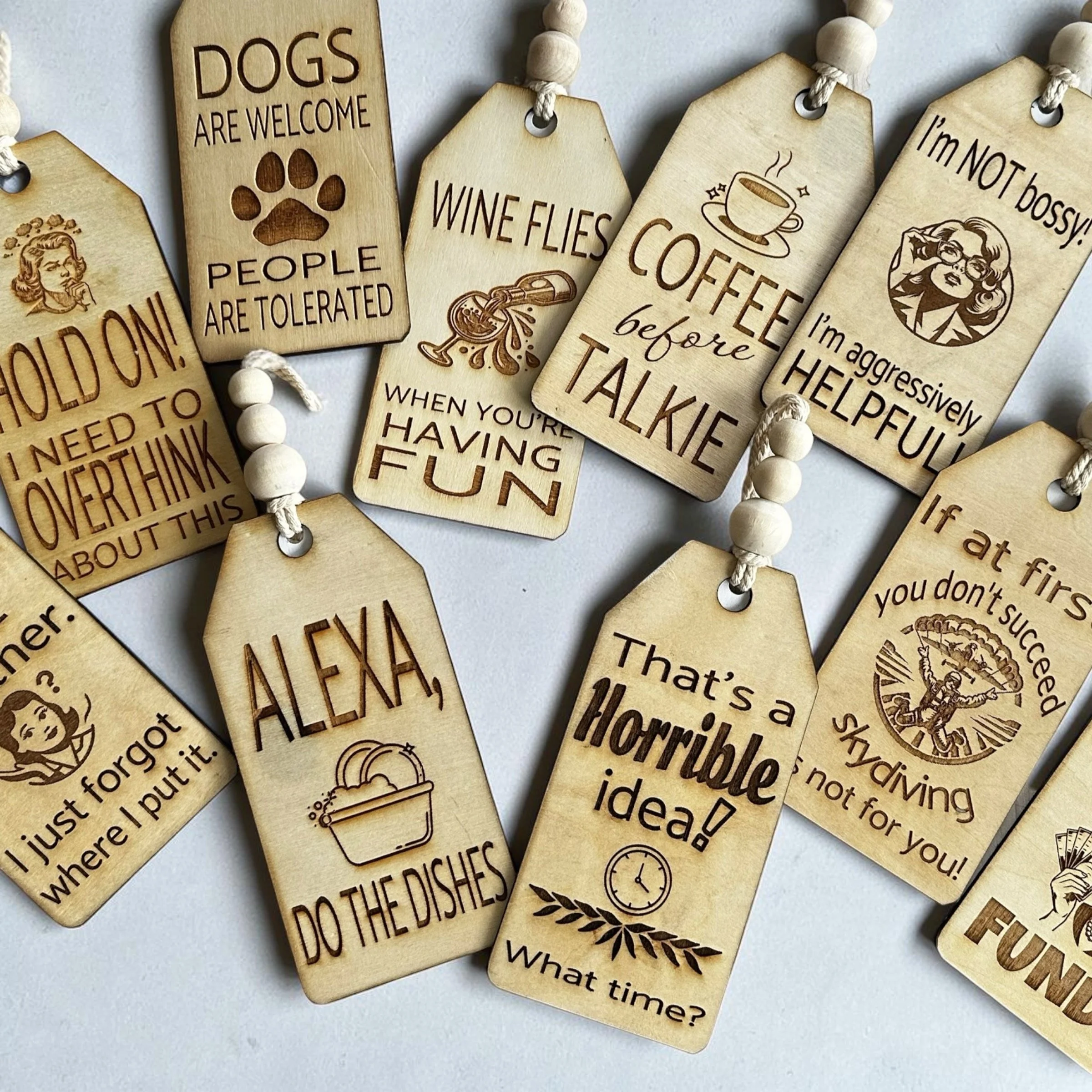 Glowforge Wooden Tags – A Simple Idea That Turned Into Something Special