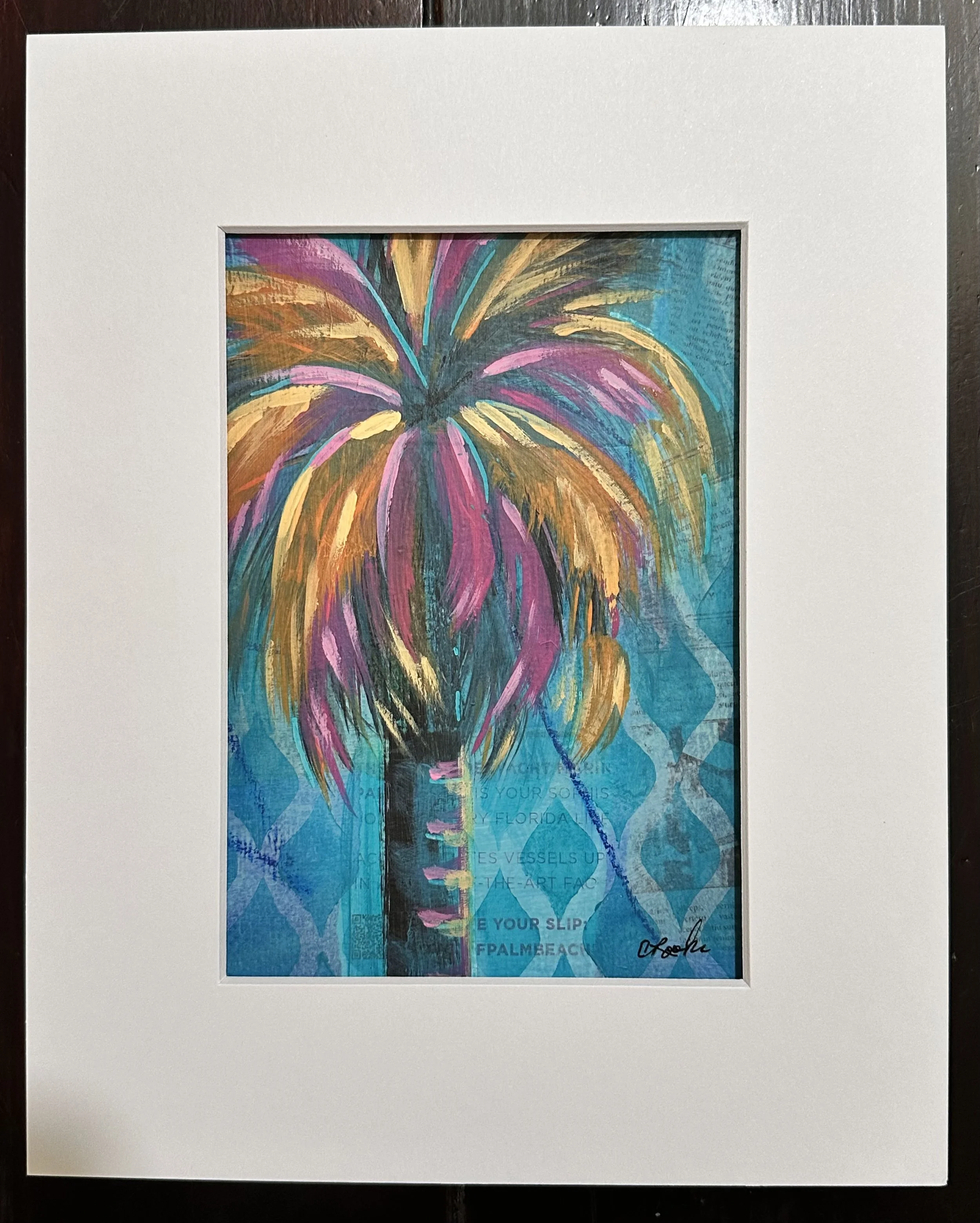Sunset Palm - Layered Palm Series