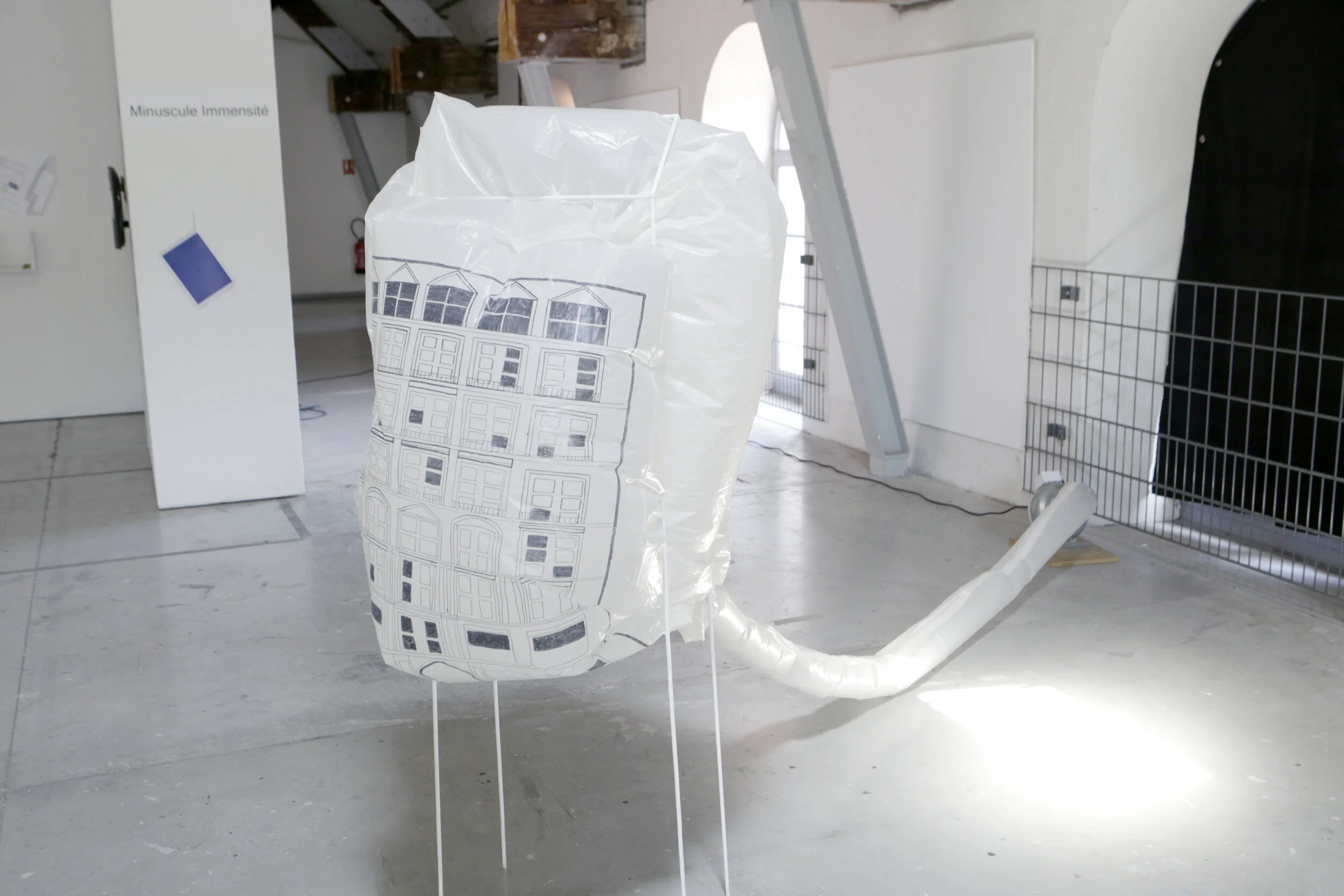 visuels réalisés avec dessin, photoshop, maquette 2018, ENSBA LYON, Projet individuel