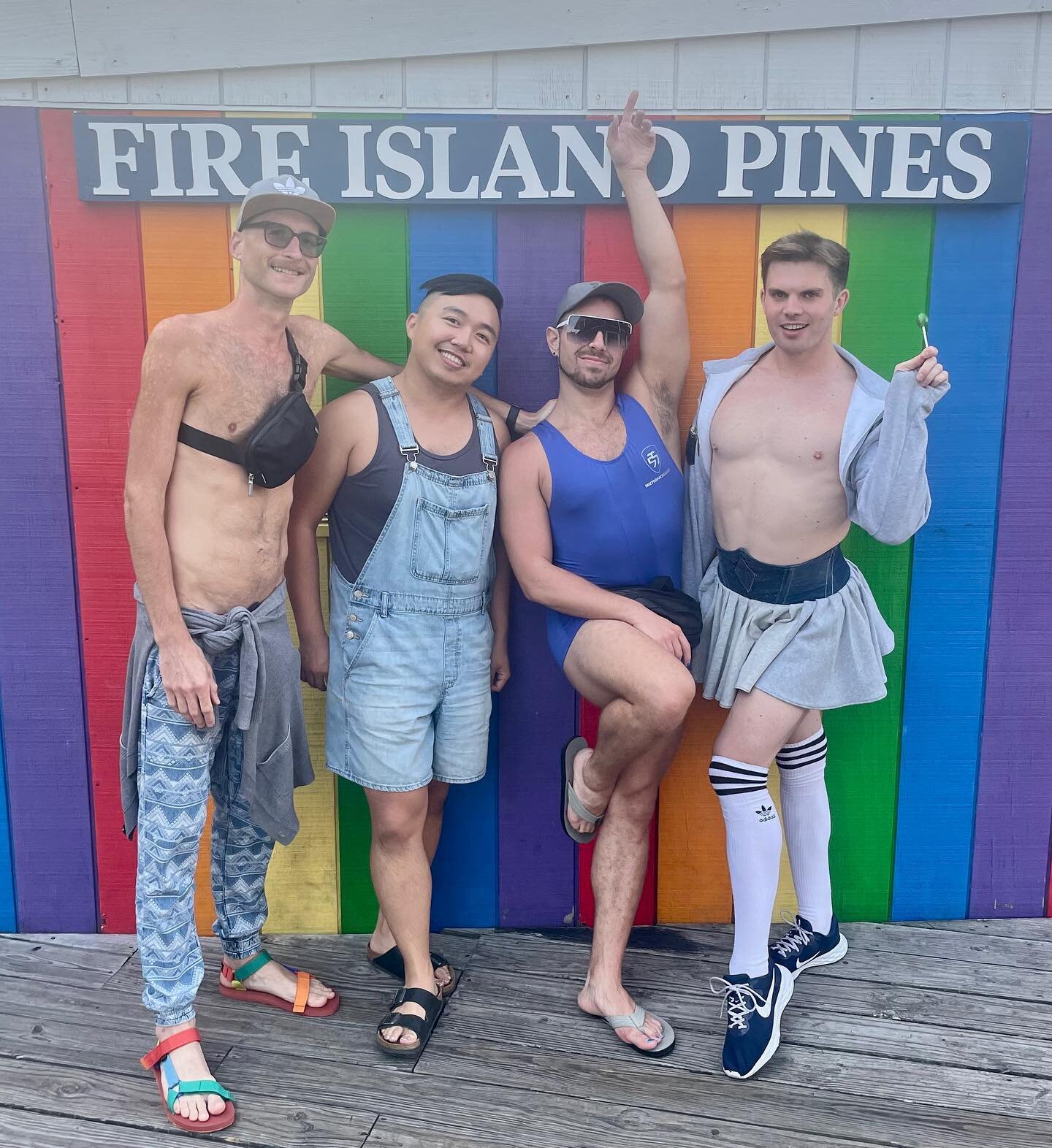 THAT photo #gaymen #fireisland #dancers #renaissanceman #meninskirts