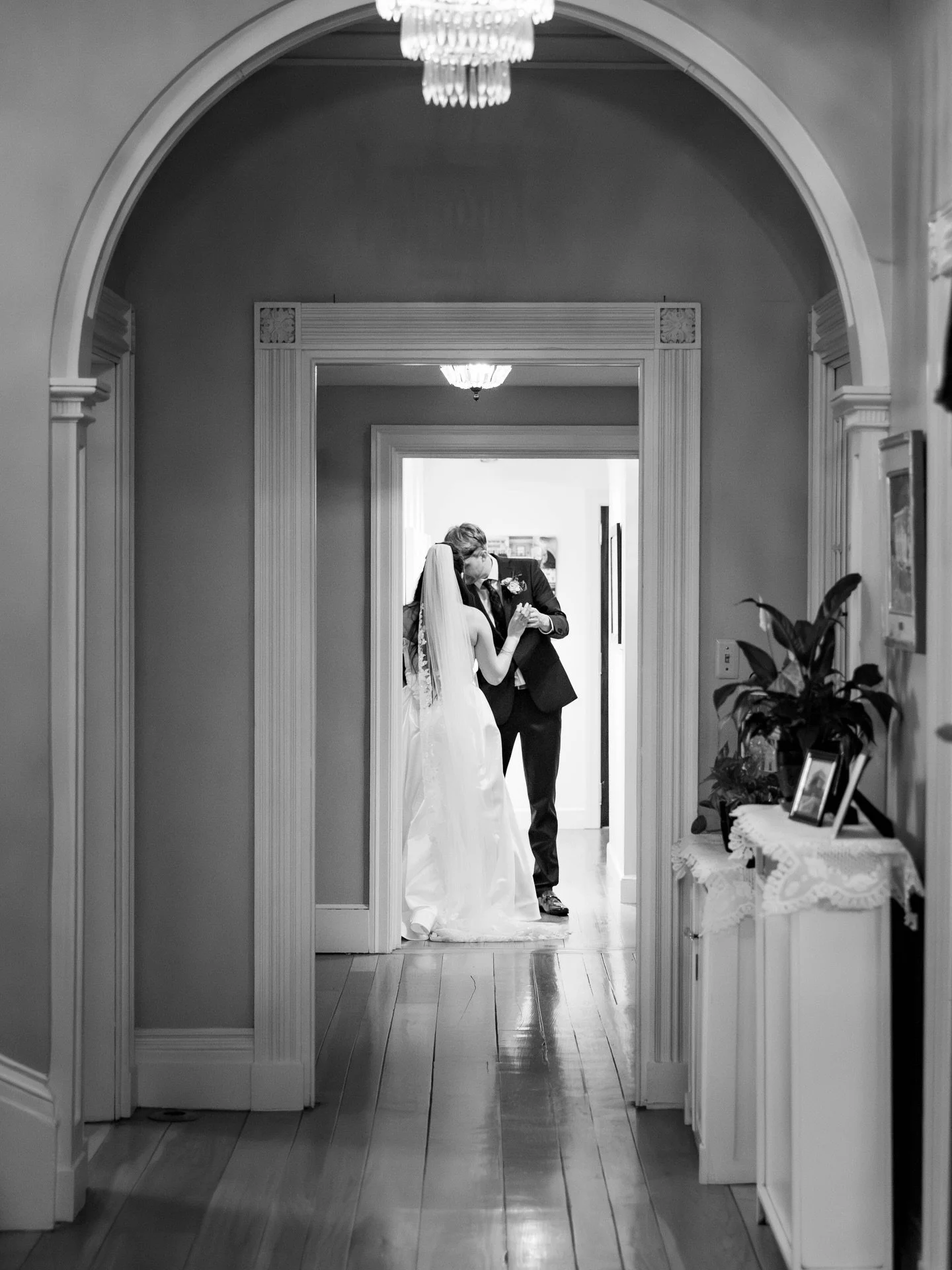 A quiet moment alone before the first dance - Bianca and Cory, I absolutely adore you!