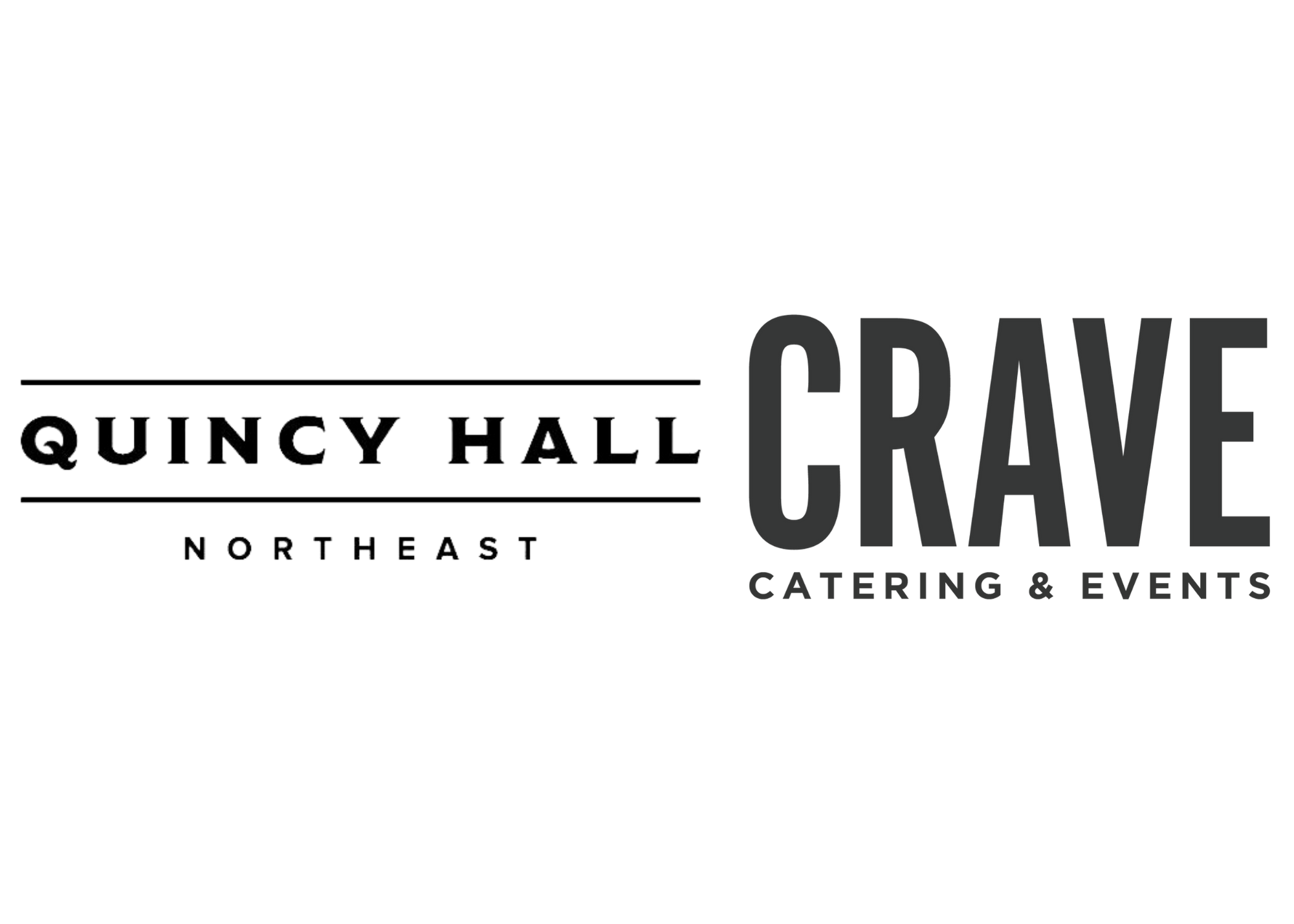 CRAVE Catering & Quincy Hall Dual Logo.png