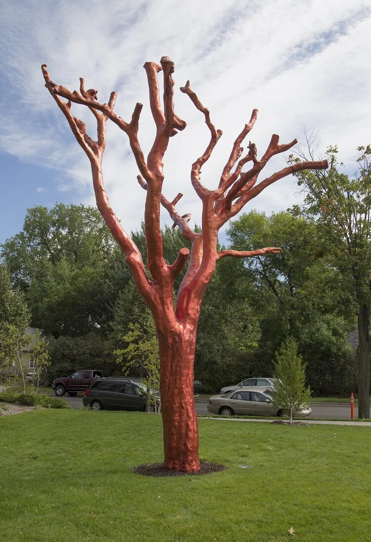 Pictured: Walnut Regrowth, a previous installation by Aaron Dysart
