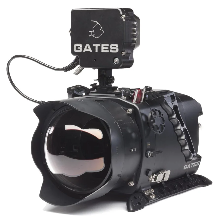 Gates underwater housing for RED DSMC2 and DSMC3 cameras