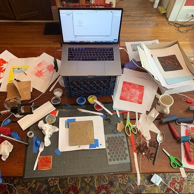 Laurie’s workspace