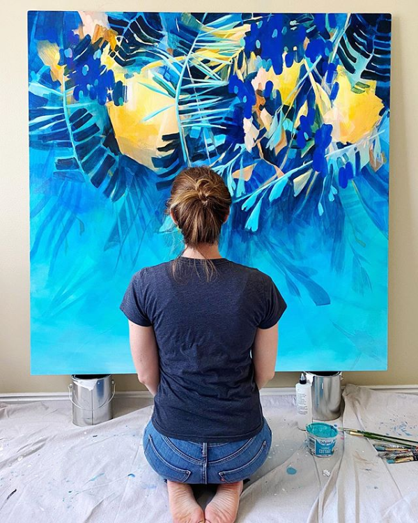 The artist considers her next step Photo courtesy of Denise Gasser on Instagram