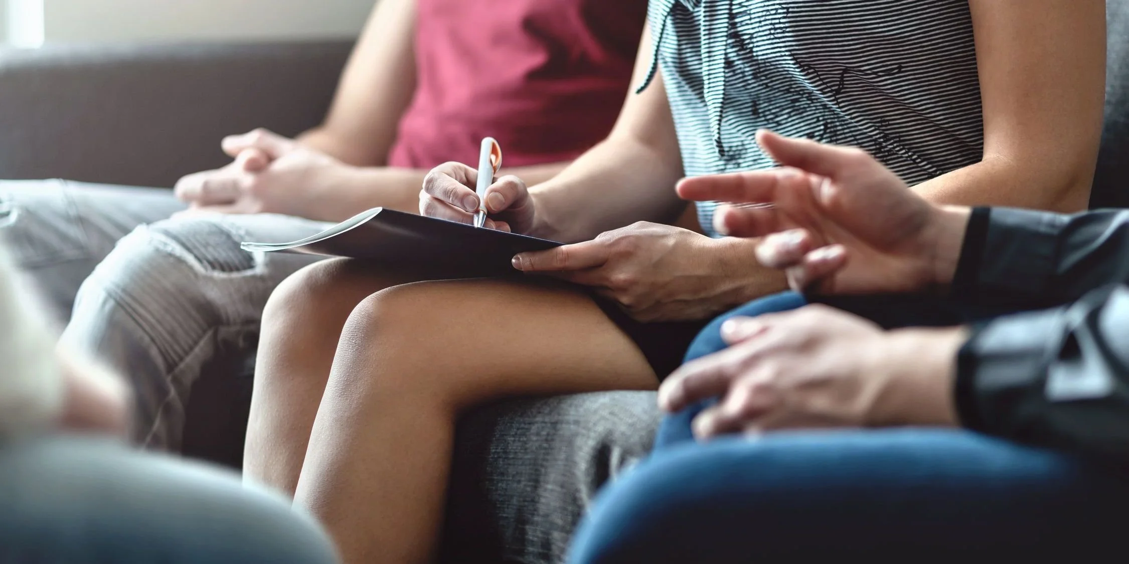 group prepping for an intervention
