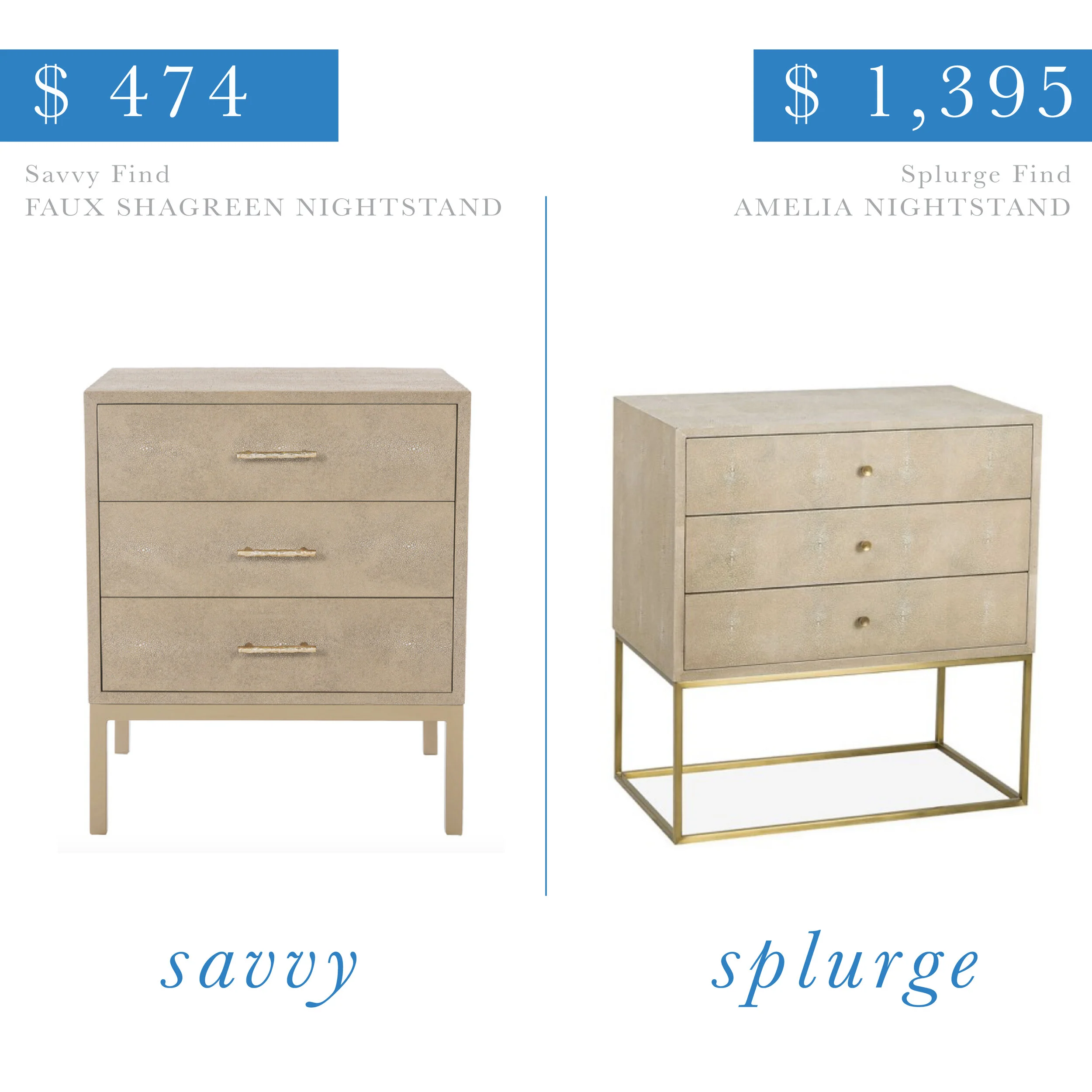 Shagreen Nightstand