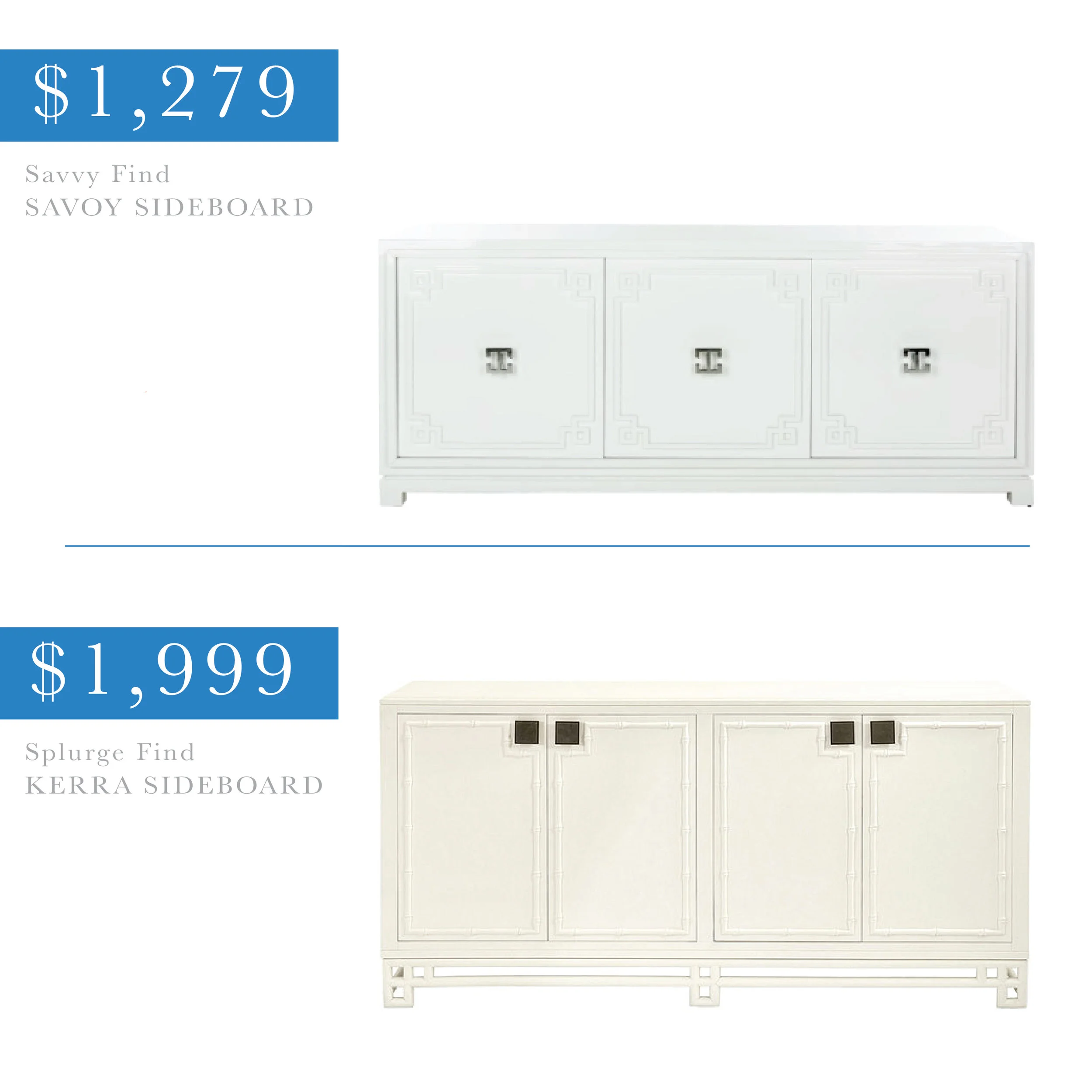 Classic White Sideboard
