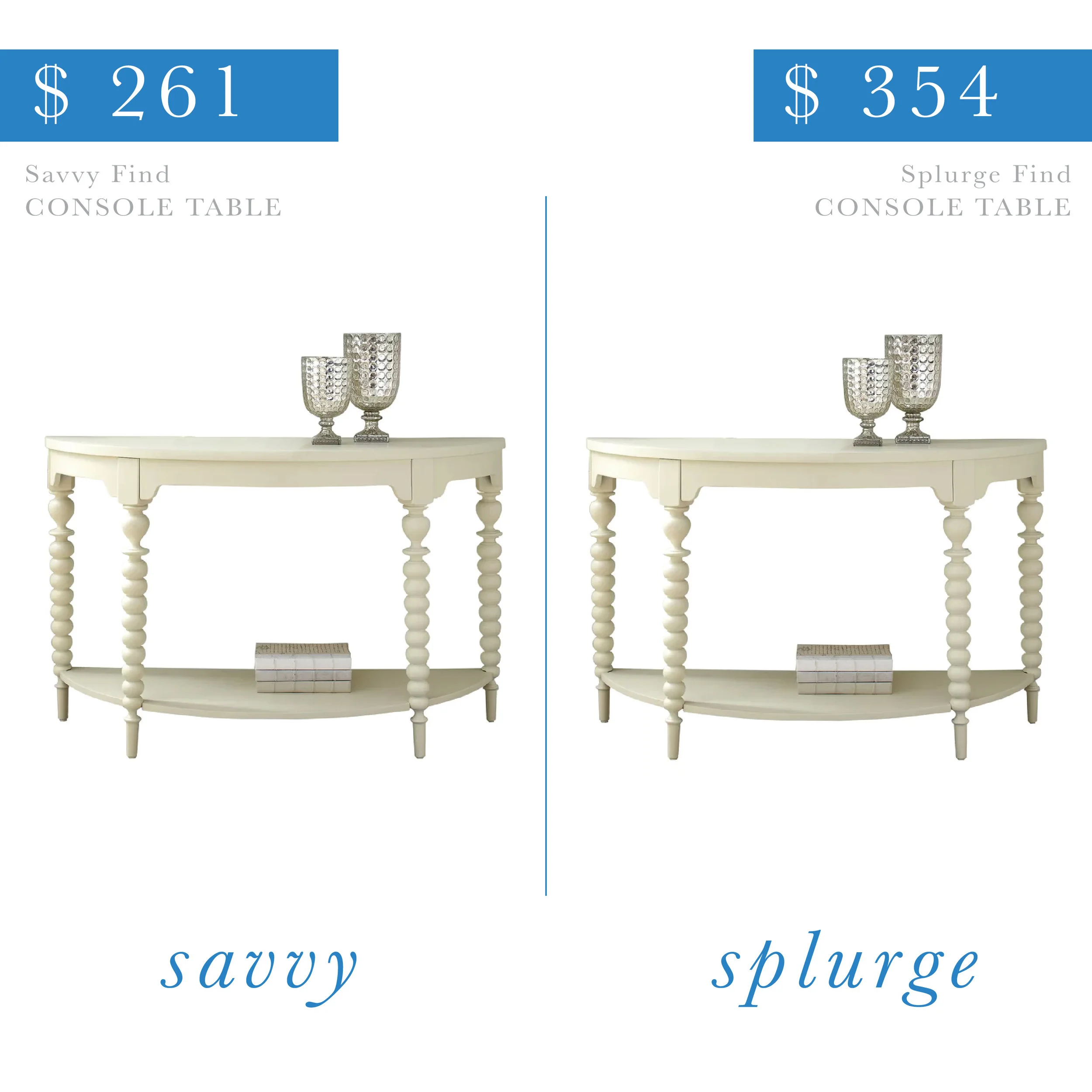 Spindle Console Table