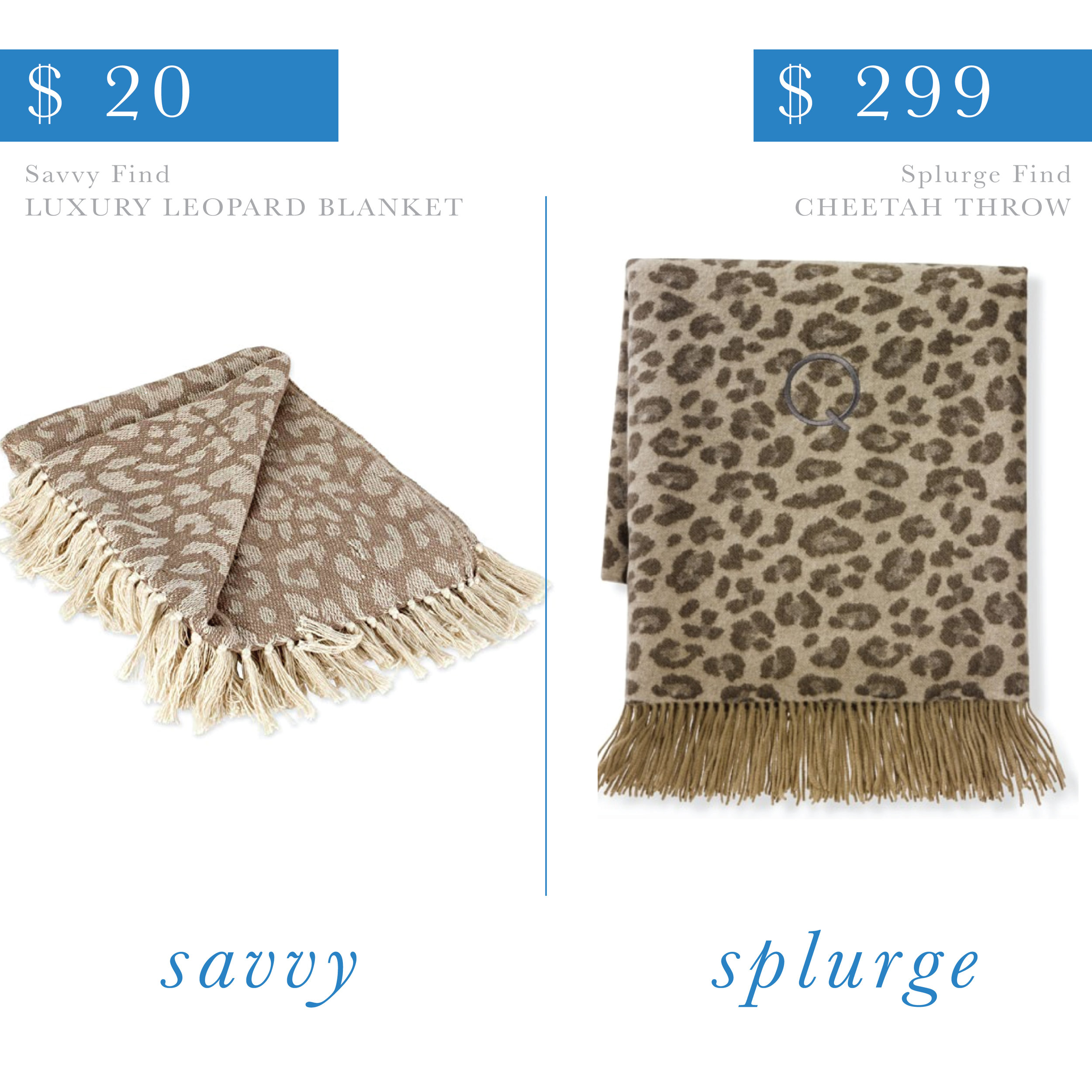  Leopard Throw Blanket